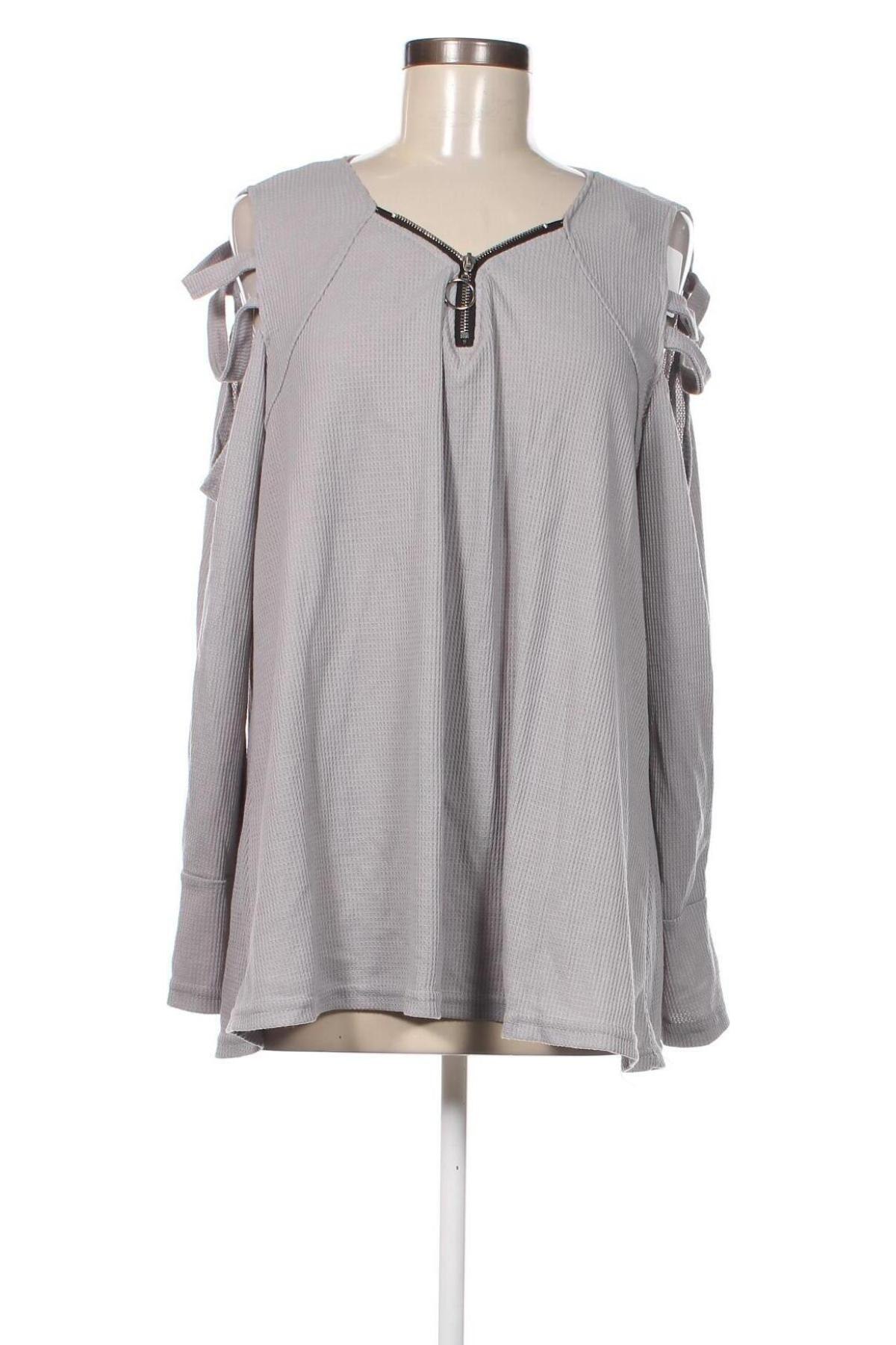 Γυναικεία μπλούζα, Μέγεθος XXL, Χρώμα Γκρί, Τιμή 3,06 €