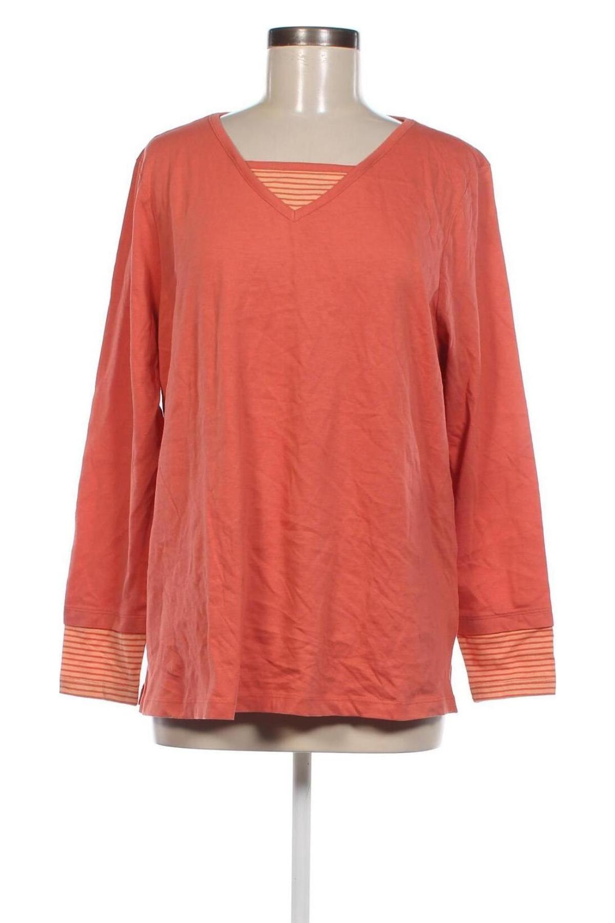 Γυναικεία μπλούζα, Μέγεθος XL, Χρώμα Πορτοκαλί, Τιμή 3,29 €