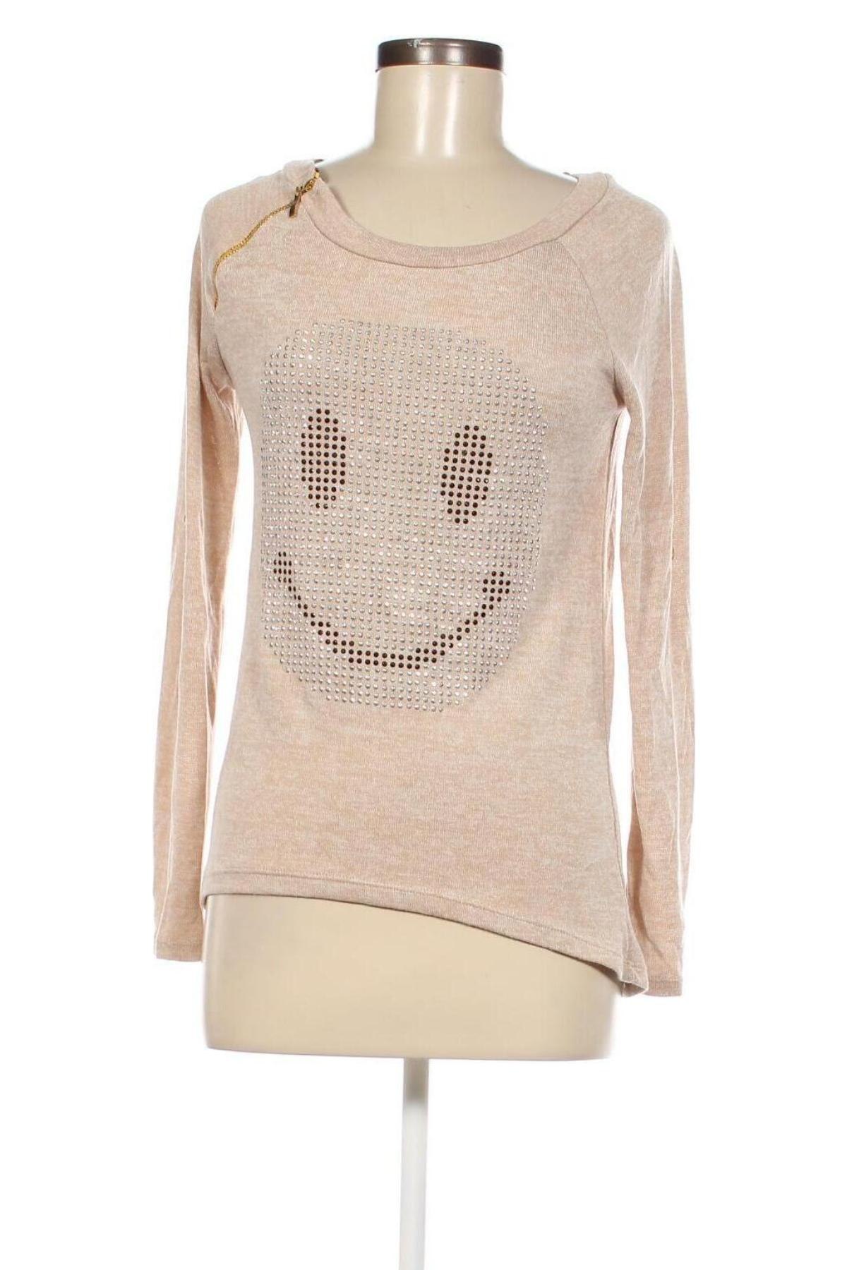 Damen Shirt, Größe M, Farbe Beige, Preis 2,64 €