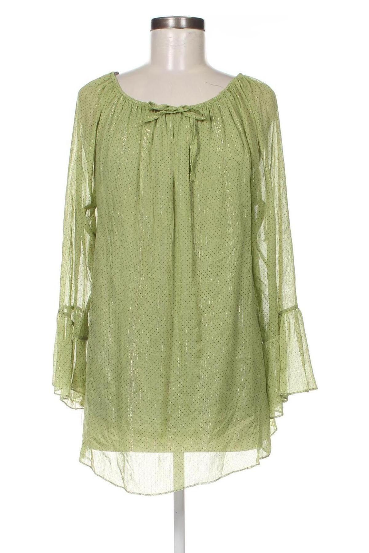 Дамска блуза, Размер L, Цвят Зелен, Цена 8,69 лв.
