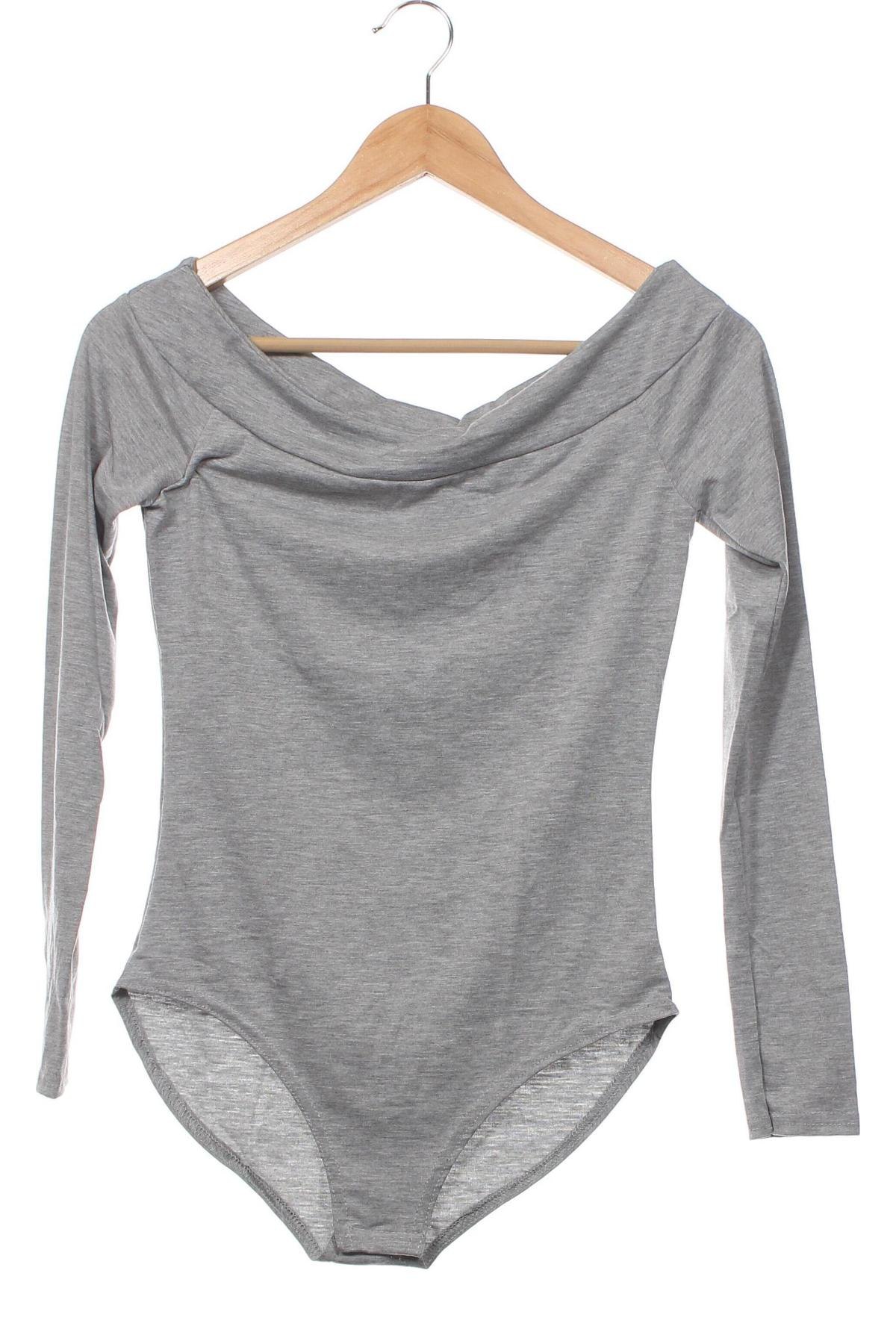 Γυναικεία μπλούζα-Κορμάκι Boohoo, Μέγεθος M, Χρώμα Γκρί, Τιμή 5,11 €