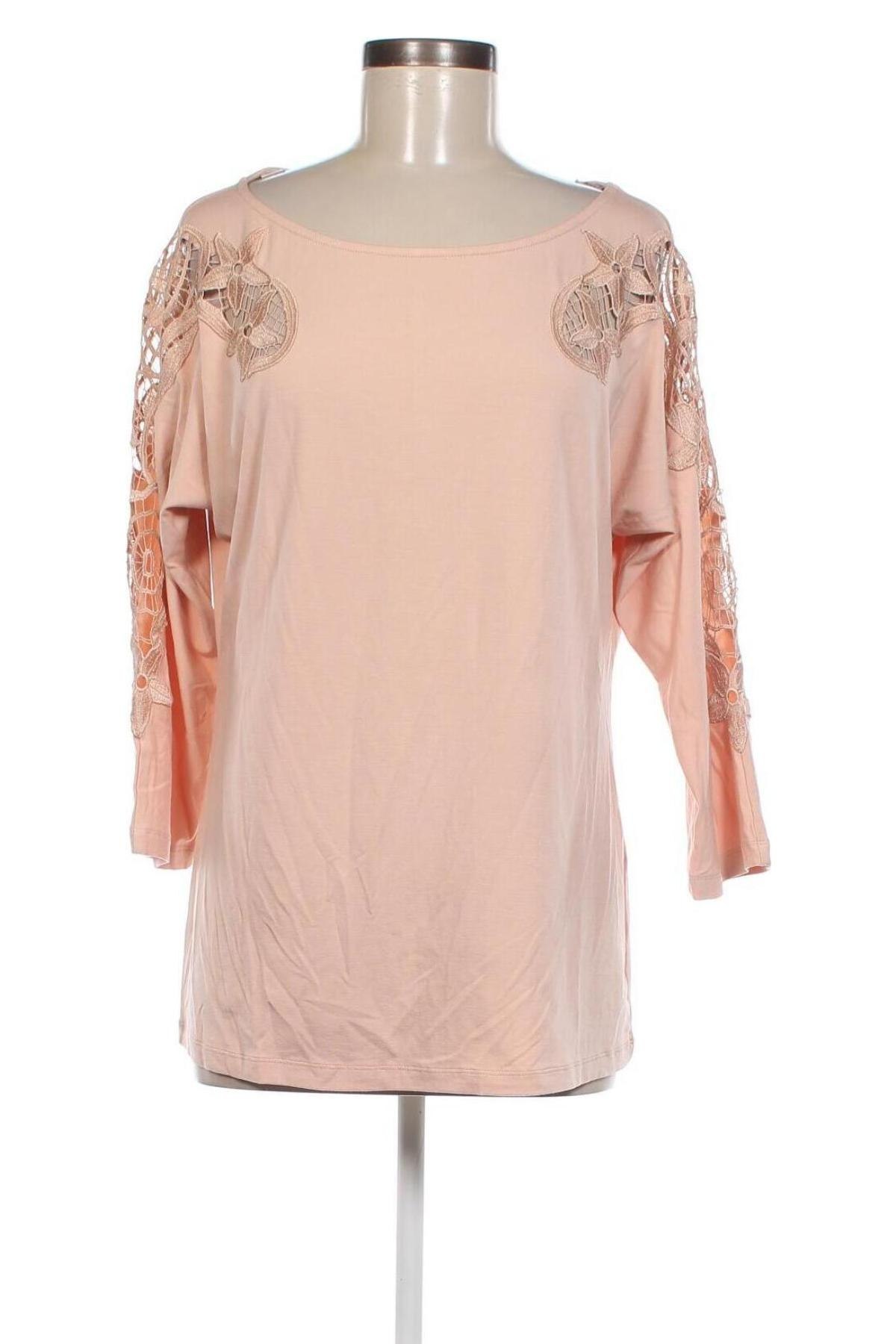 Γυναικεία μπλούζα Alba Moda, Μέγεθος XL, Χρώμα  Μπέζ, Τιμή 8,91 €