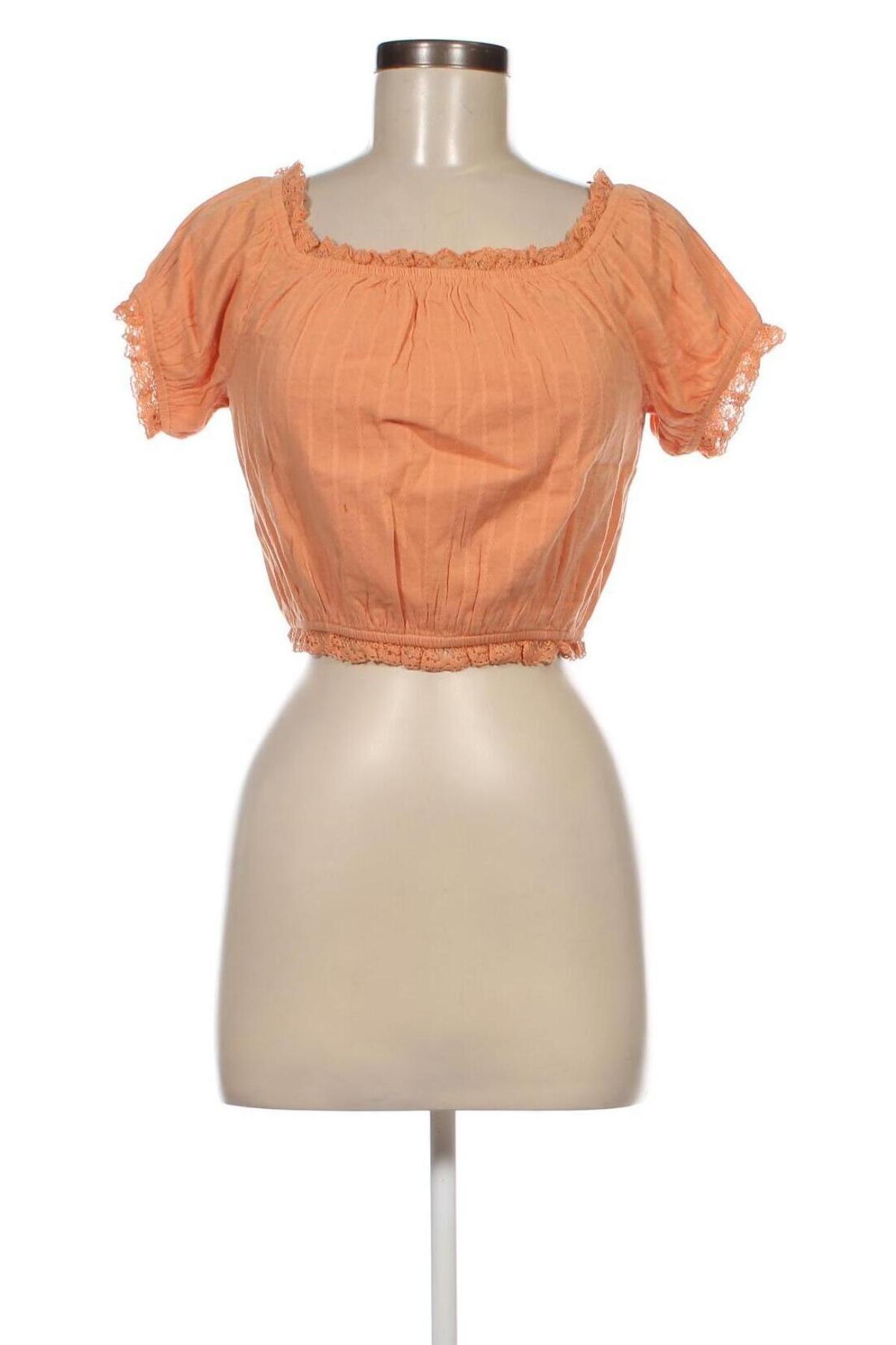 Дамска блуза American Eagle, Размер XS, Цвят Оранжев, Цена 9,36 лв.