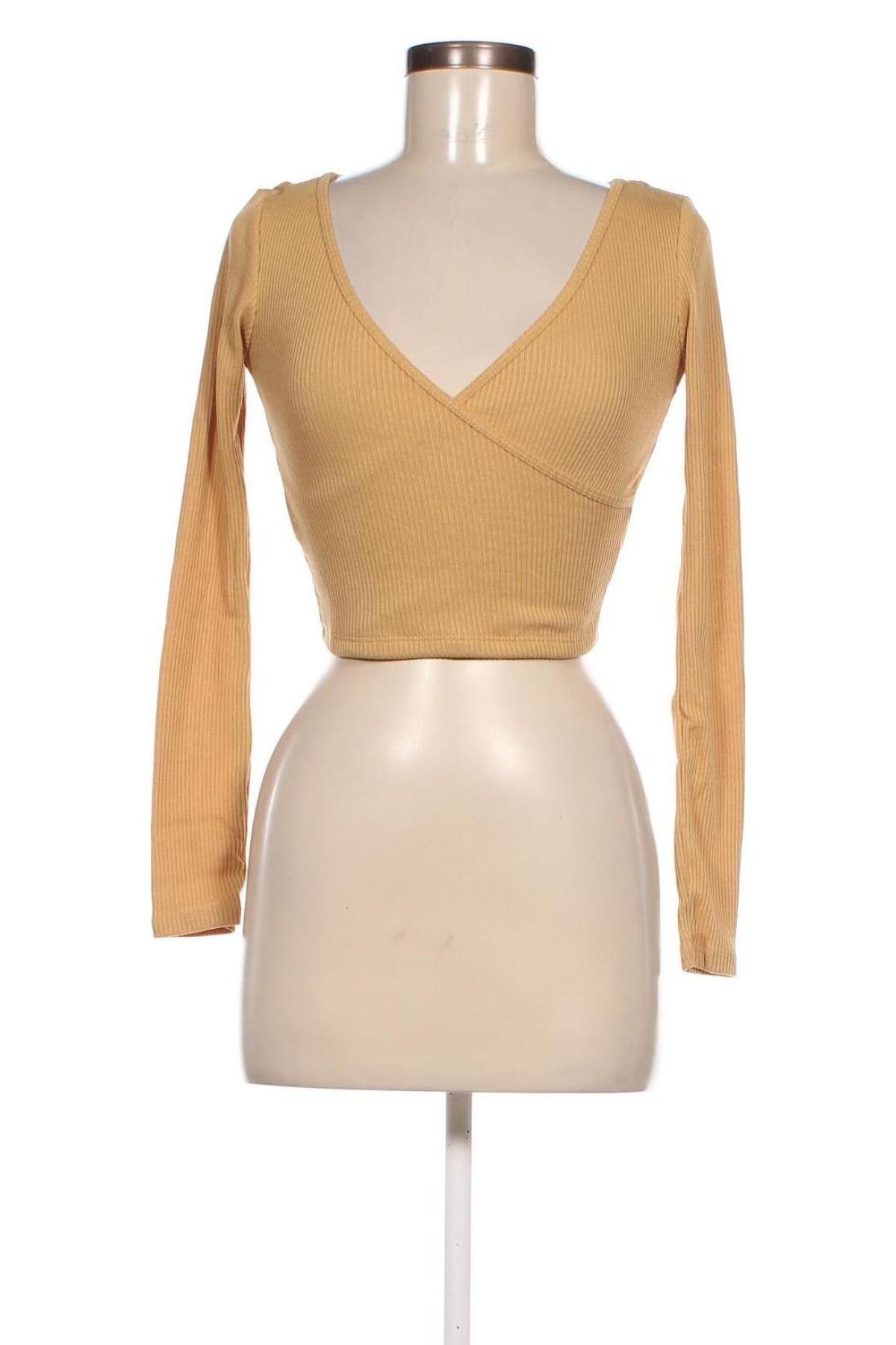 Γυναικεία μπλούζα BDG, Μέγεθος XS, Χρώμα Κίτρινο, Τιμή 5,57 €