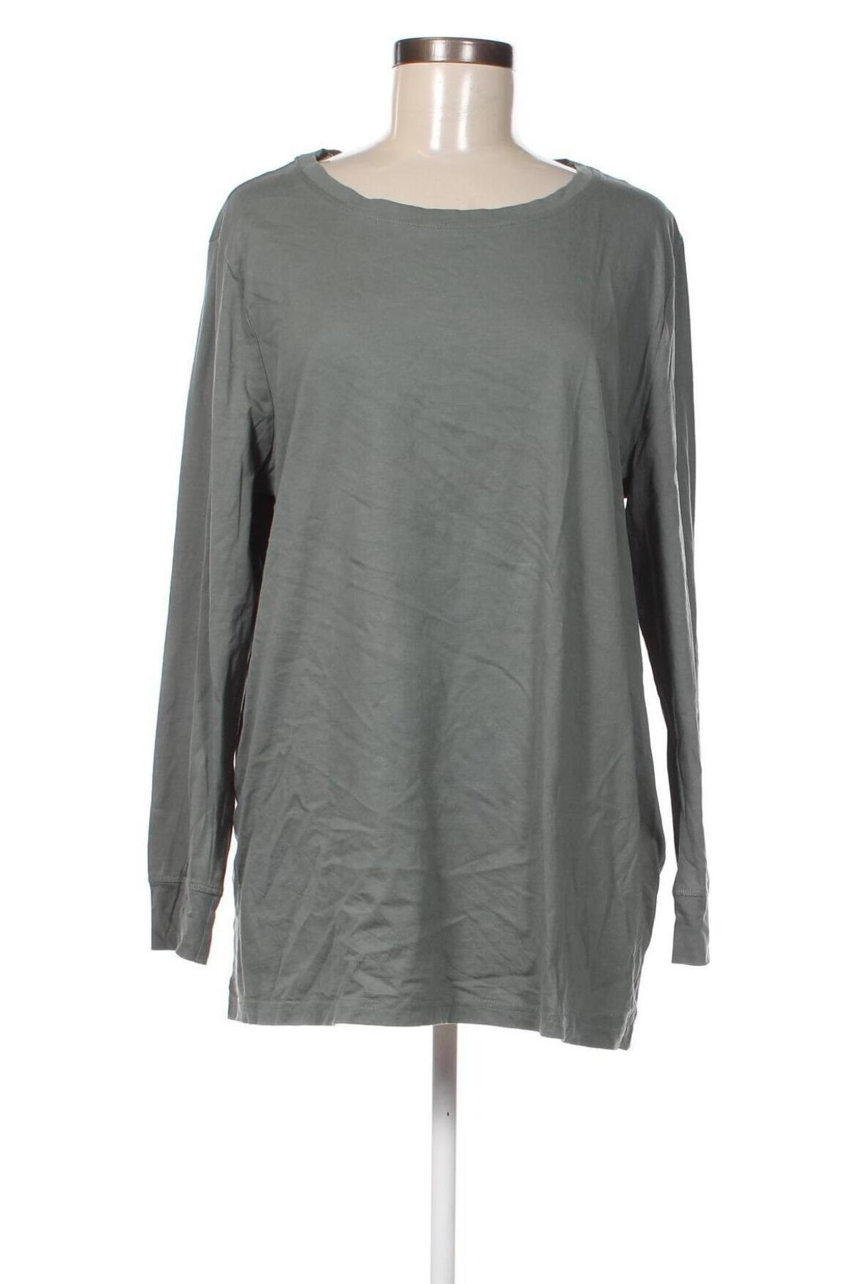 Γυναικεία μπλούζα Bpc Bonprix Collection, Μέγεθος XXL, Χρώμα Πράσινο, Τιμή 3,17 €