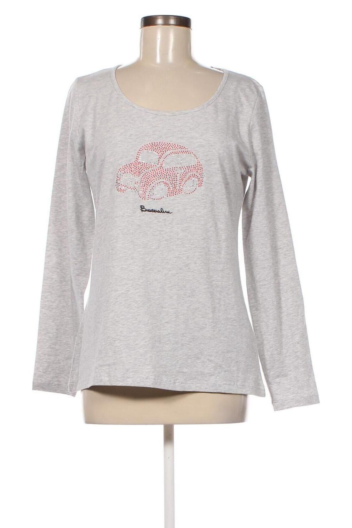Γυναικεία μπλούζα Braccialini, Μέγεθος XL, Χρώμα Γκρί, Τιμή 108,76 €