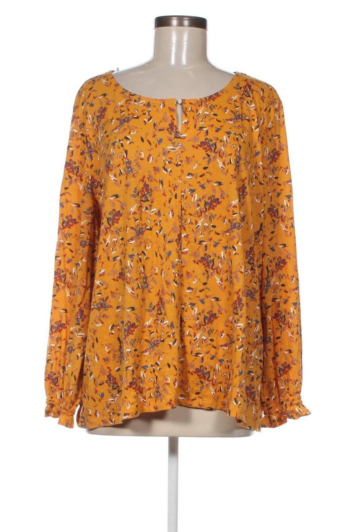 Γυναικεία μπλούζα Tom Tailor, Μέγεθος XL, Χρώμα Πορτοκαλί, Τιμή 14,85 €