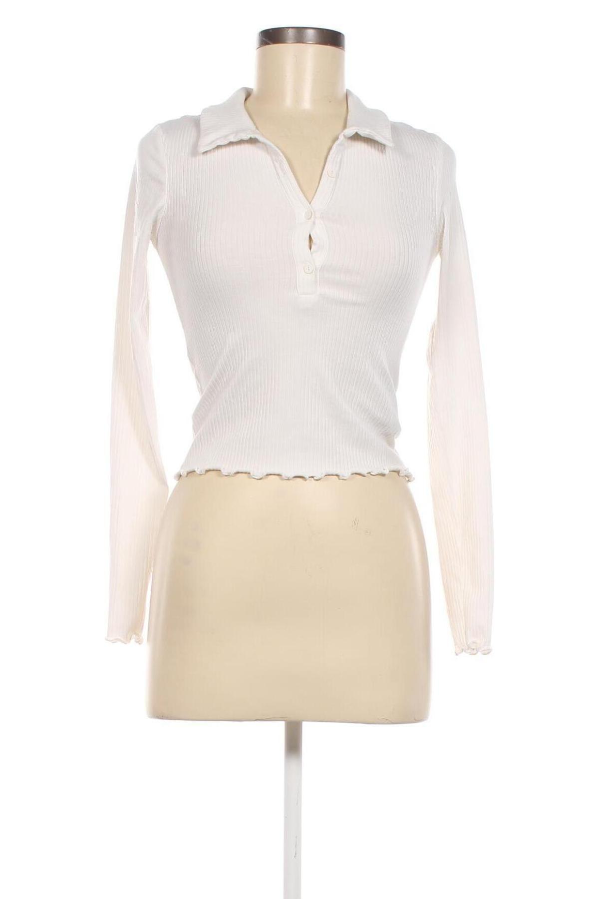 Γυναικεία μπλούζα Clockhouse, Μέγεθος S, Χρώμα Λευκό, Τιμή 11,75 €