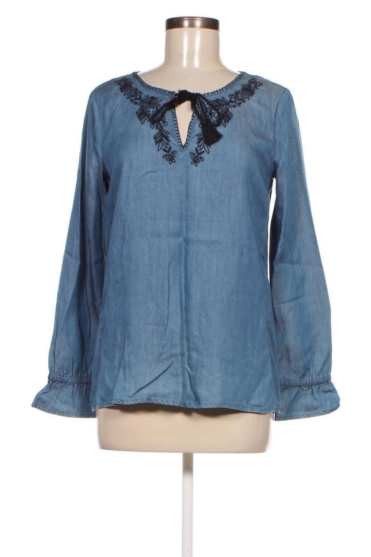 Γυναικεία μπλούζα Comma,, Μέγεθος XS, Χρώμα Μπλέ, Τιμή 9,24 €