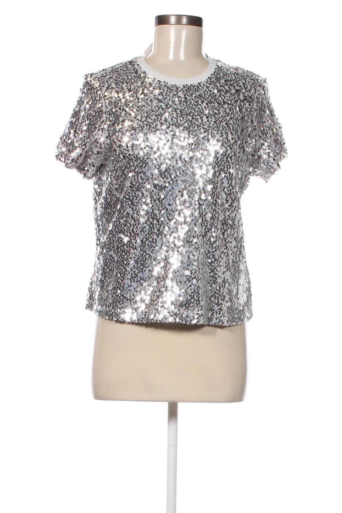 Damen Shirt DKNY, Größe M, Farbe Silber, Preis € 77,32