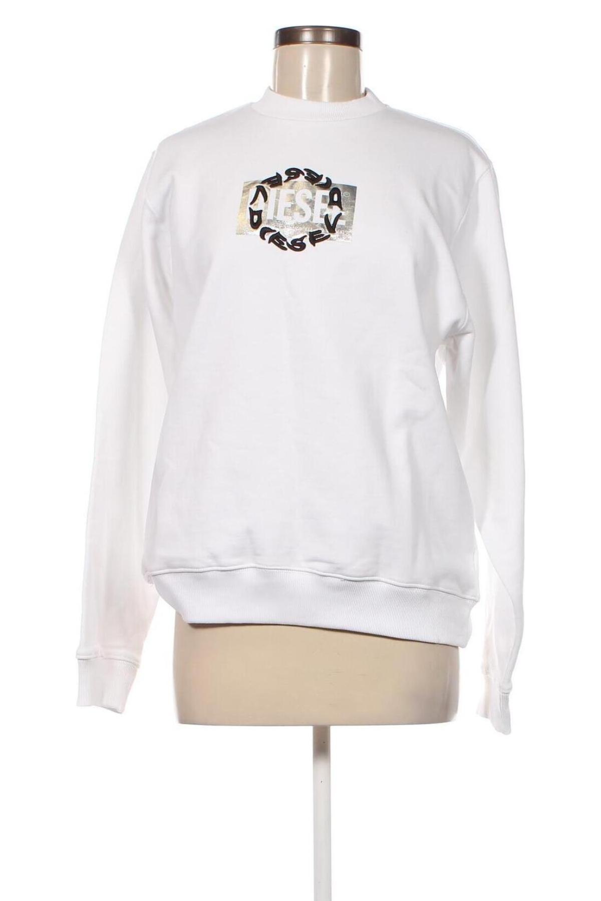 Γυναικεία μπλούζα Diesel, Μέγεθος M, Χρώμα Λευκό, Τιμή 109,13 €