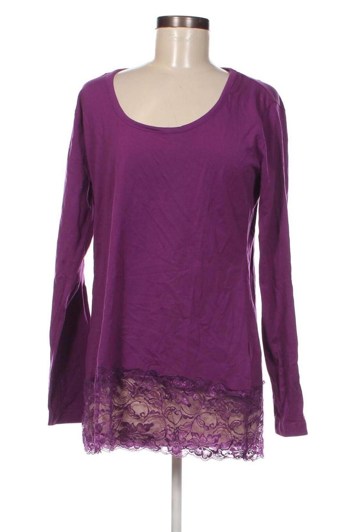 Дамска блуза Elle Nor, Размер XL, Цвят Лилав, Цена 19,00 лв.
