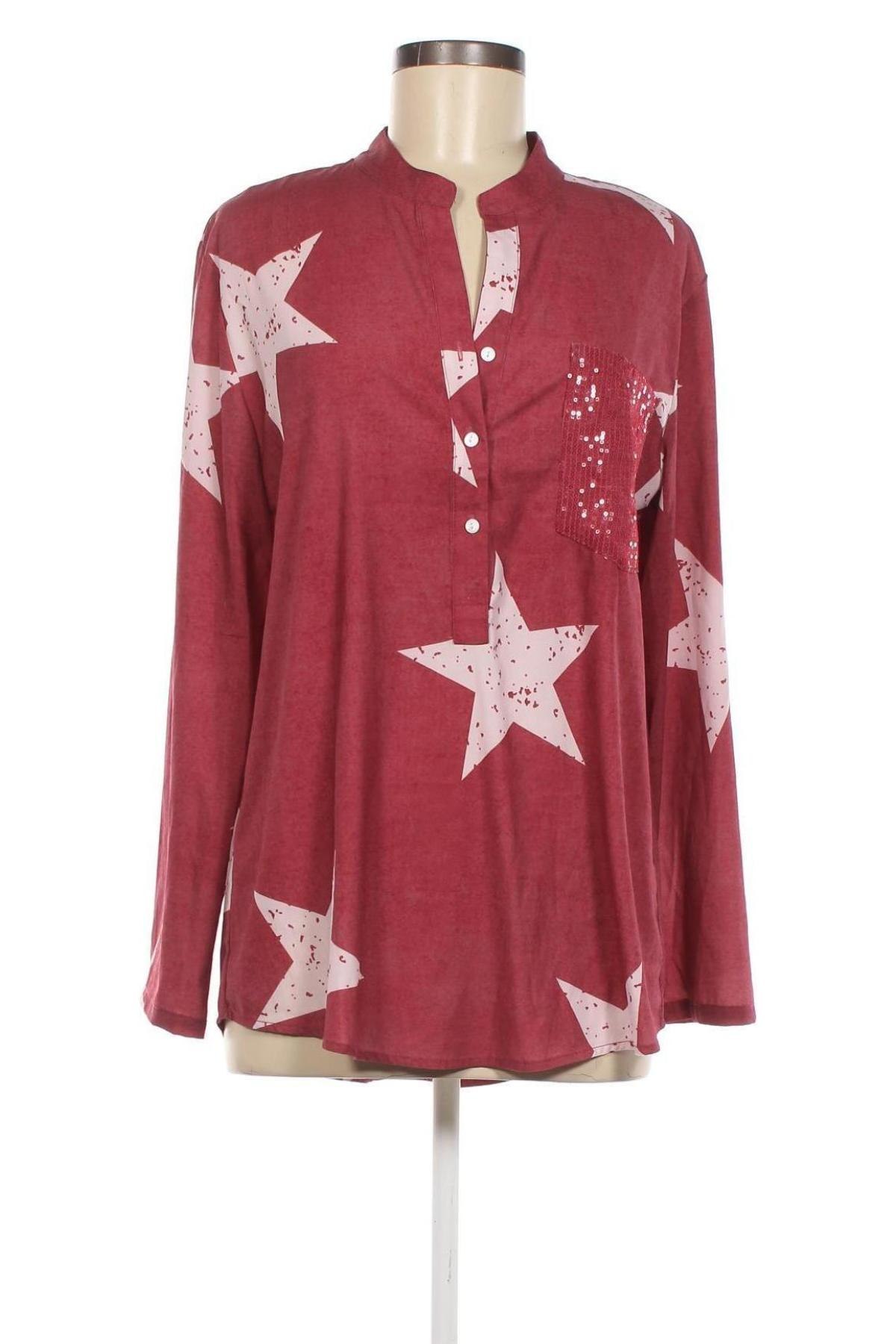 Γυναικεία μπλούζα Floryday, Μέγεθος M, Χρώμα Κόκκινο, Τιμή 3,29 €