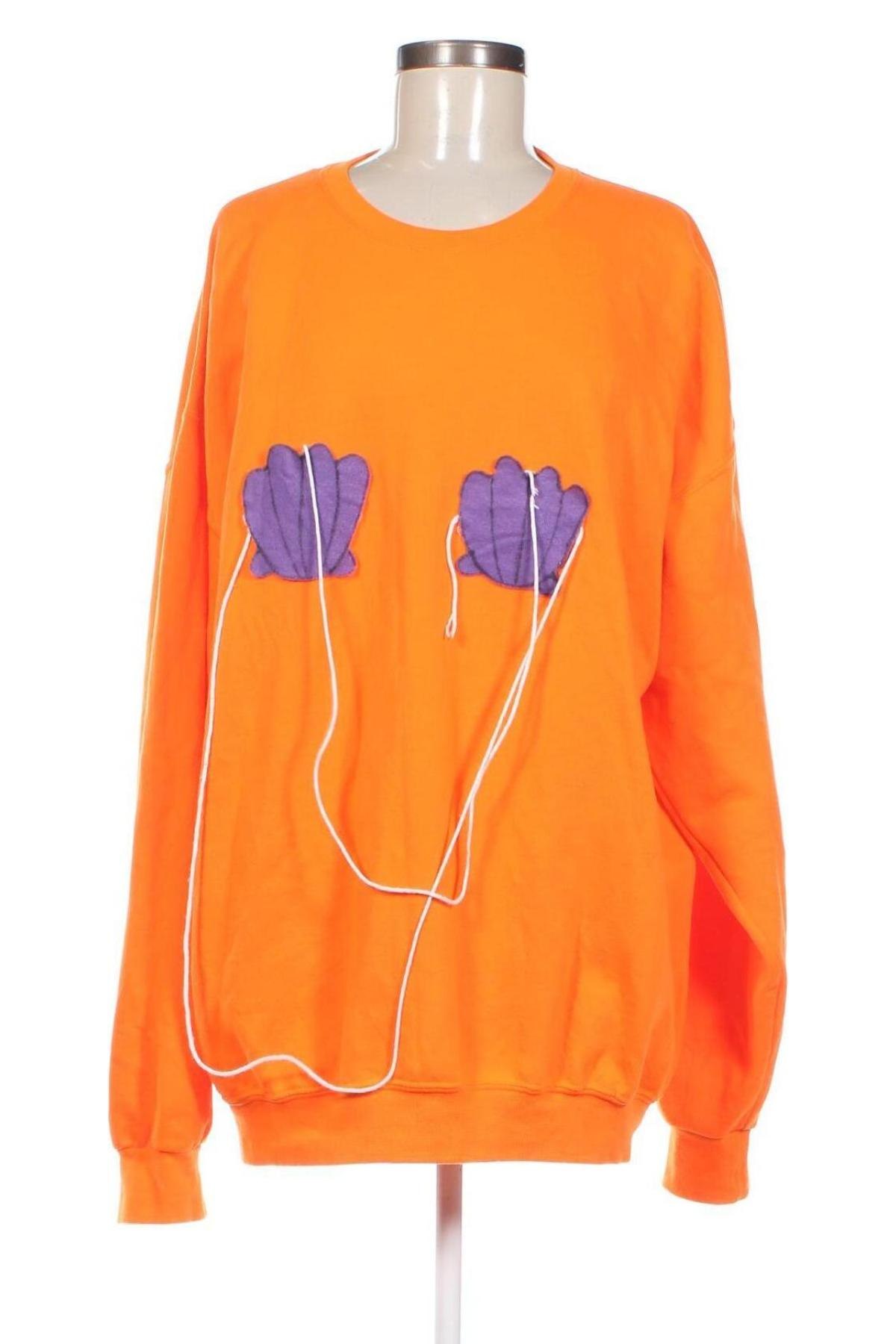 Γυναικεία μπλούζα Fruit Of The Loom, Μέγεθος XXL, Χρώμα Πορτοκαλί, Τιμή 5,12 €