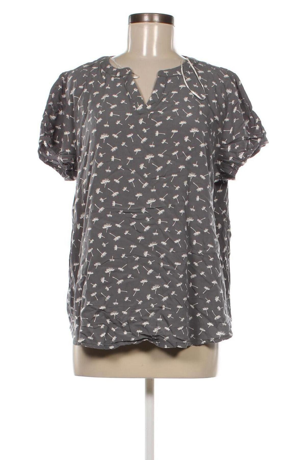 Дамска блуза Gina Tricot, Размер L, Цвят Сив, Цена 15,00 лв.