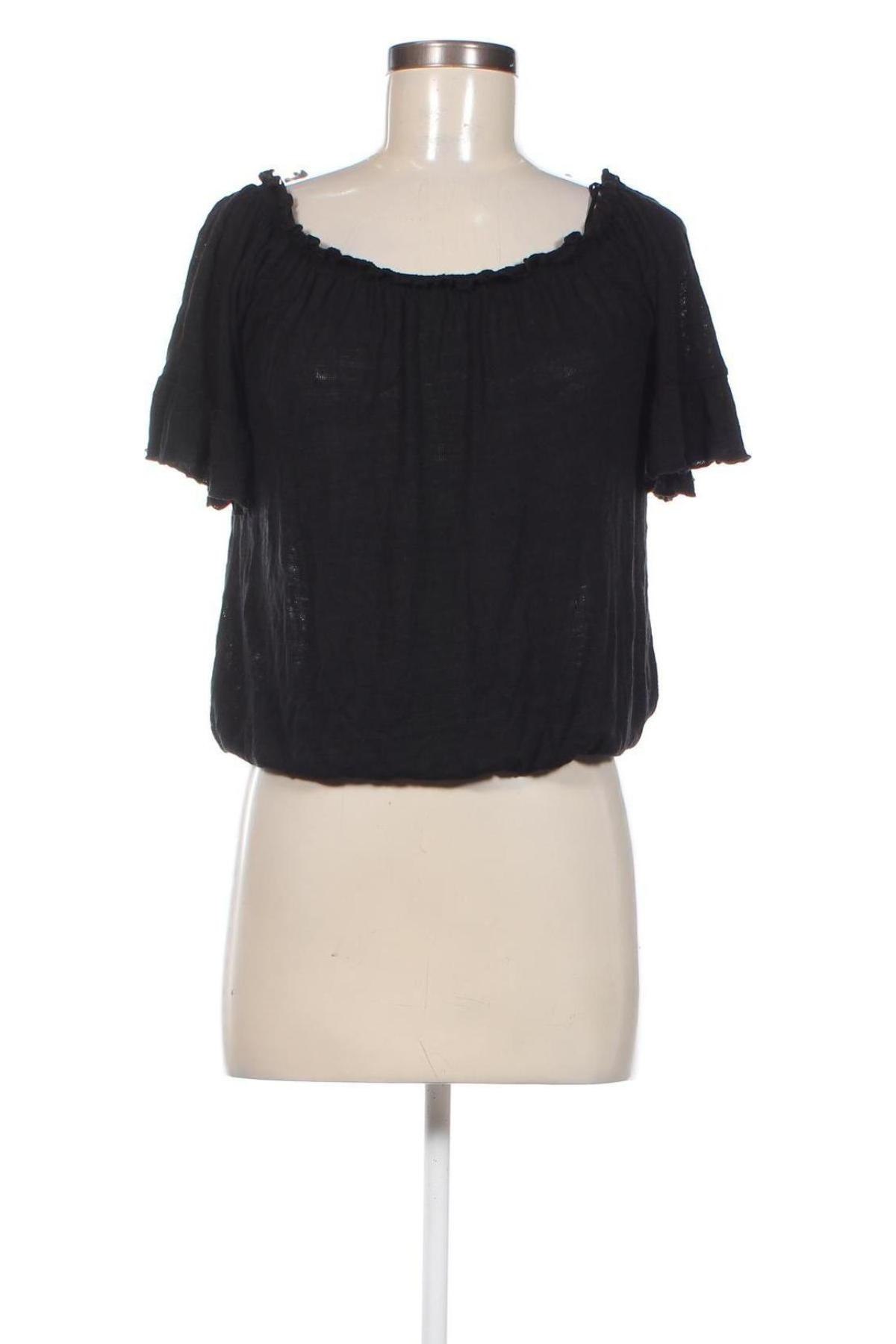Damen Shirt Gina Tricot, Größe L, Farbe Schwarz, Preis € 1,95