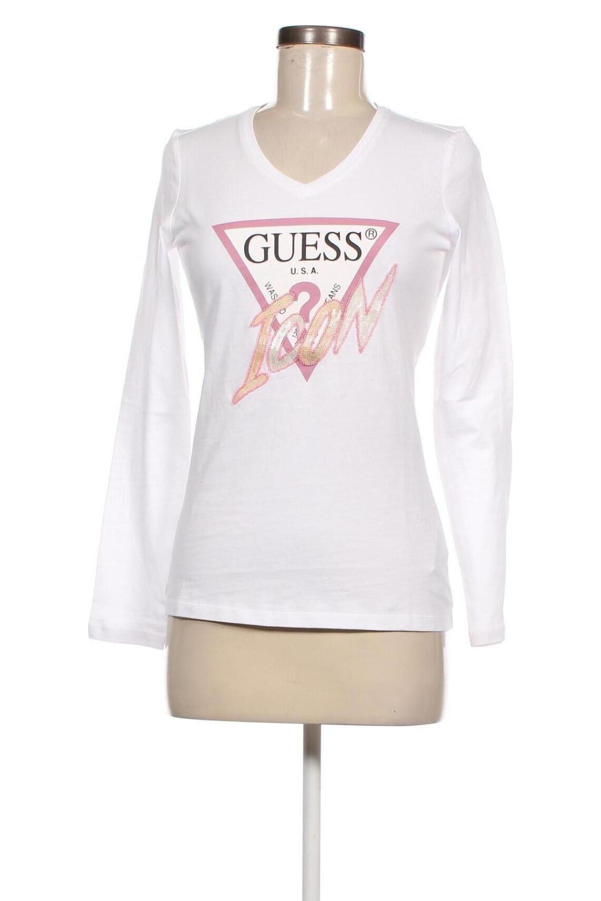 Damen Shirt Guess, Größe S, Farbe Weiß, Preis 26,93 €