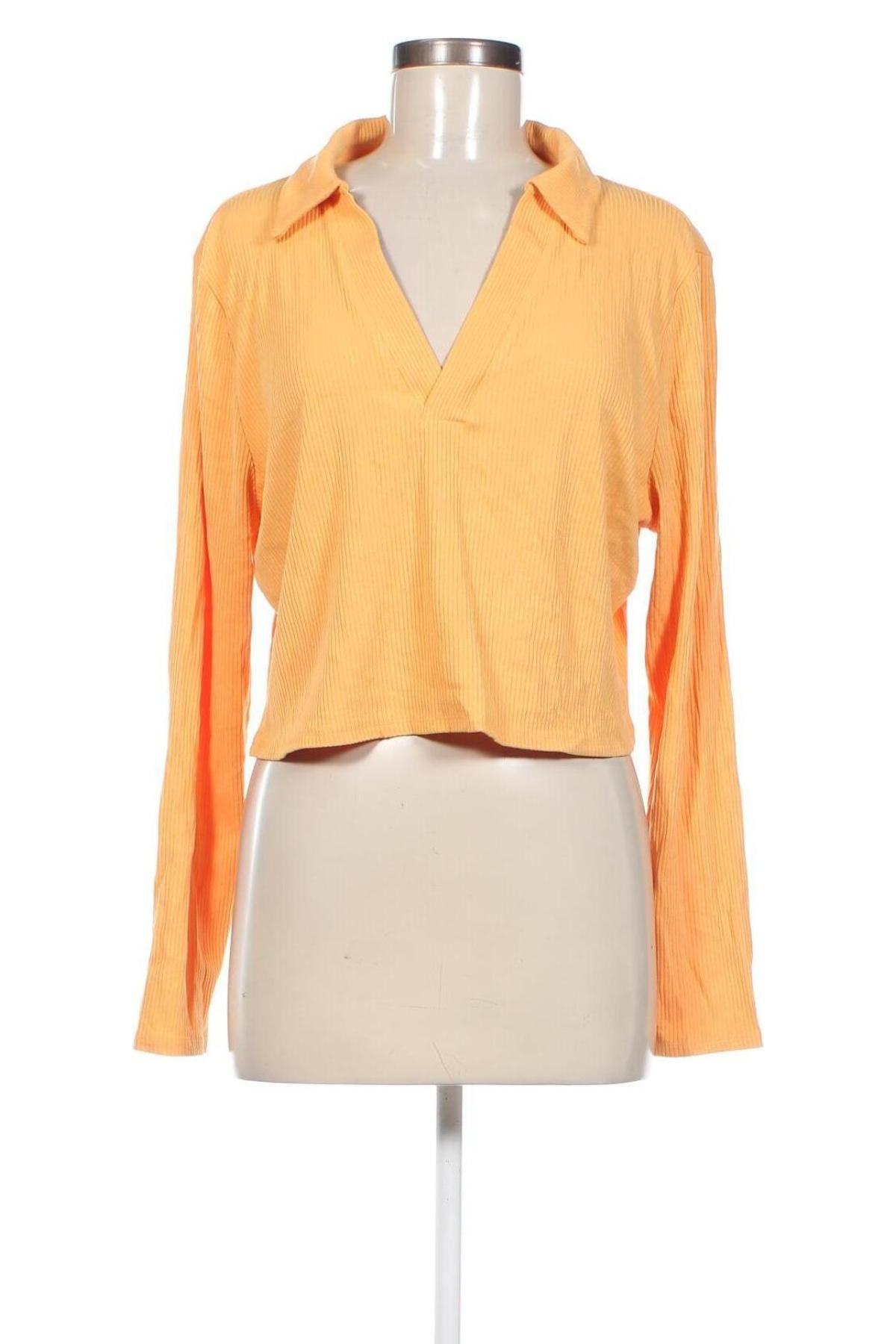 Дамска блуза H&M, Размер XL, Цвят Жълт, Цена 3,61 лв.