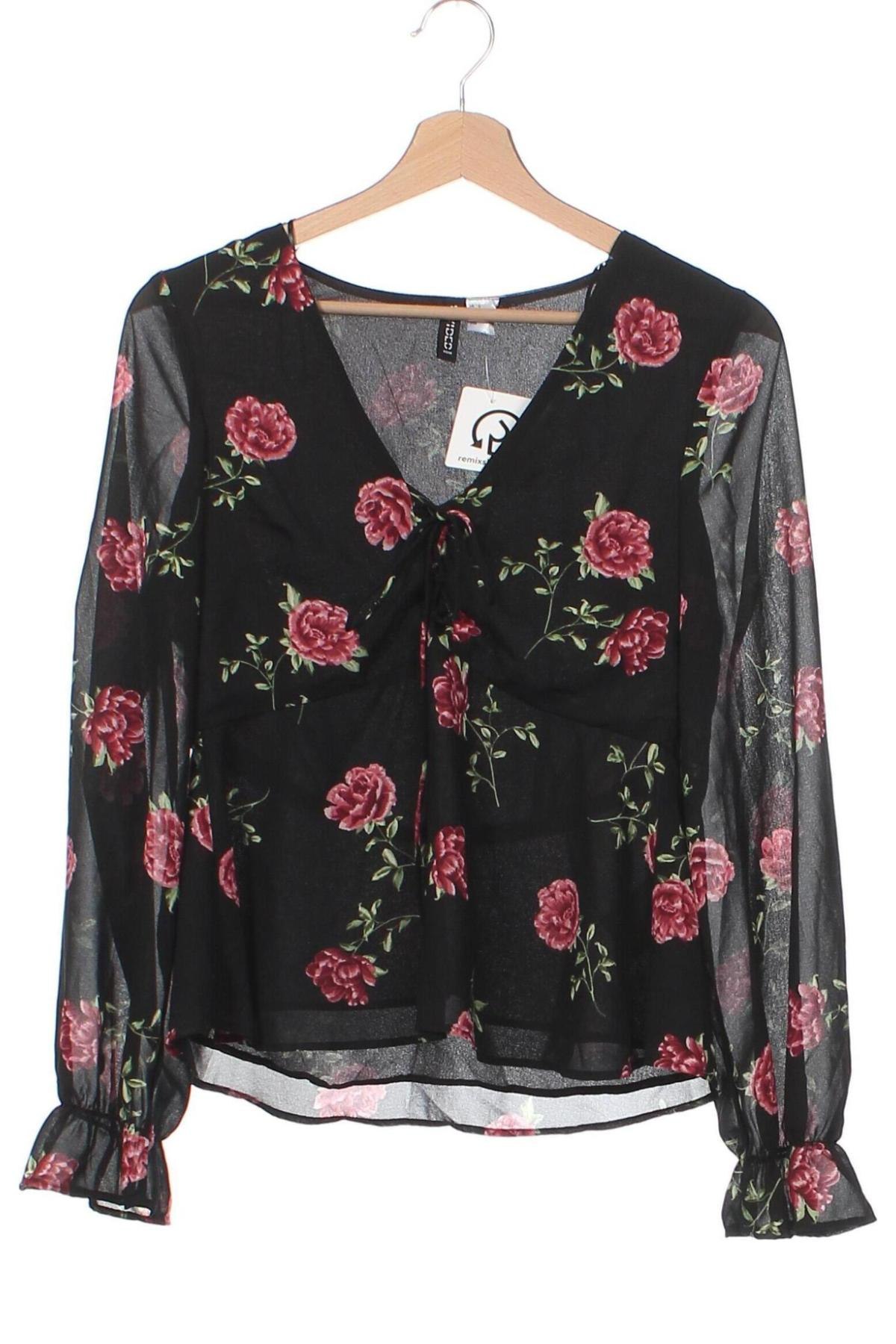 Дамска блуза H&M Divided, Размер XXS, Цвят Черен, Цена 3,99 лв.