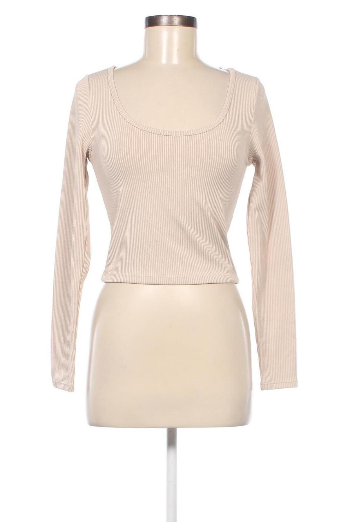 Γυναικεία μπλούζα H&M Divided, Μέγεθος M, Χρώμα  Μπέζ, Τιμή 1,73 €