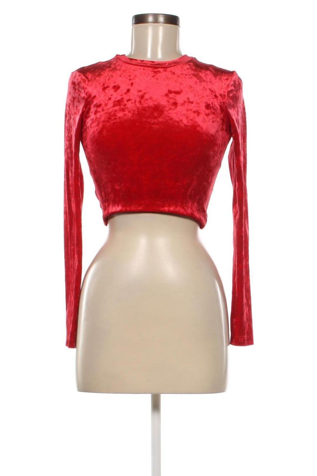 Γυναικεία μπλούζα H&M Divided, Μέγεθος XS, Χρώμα Κόκκινο, Τιμή 5,54 €