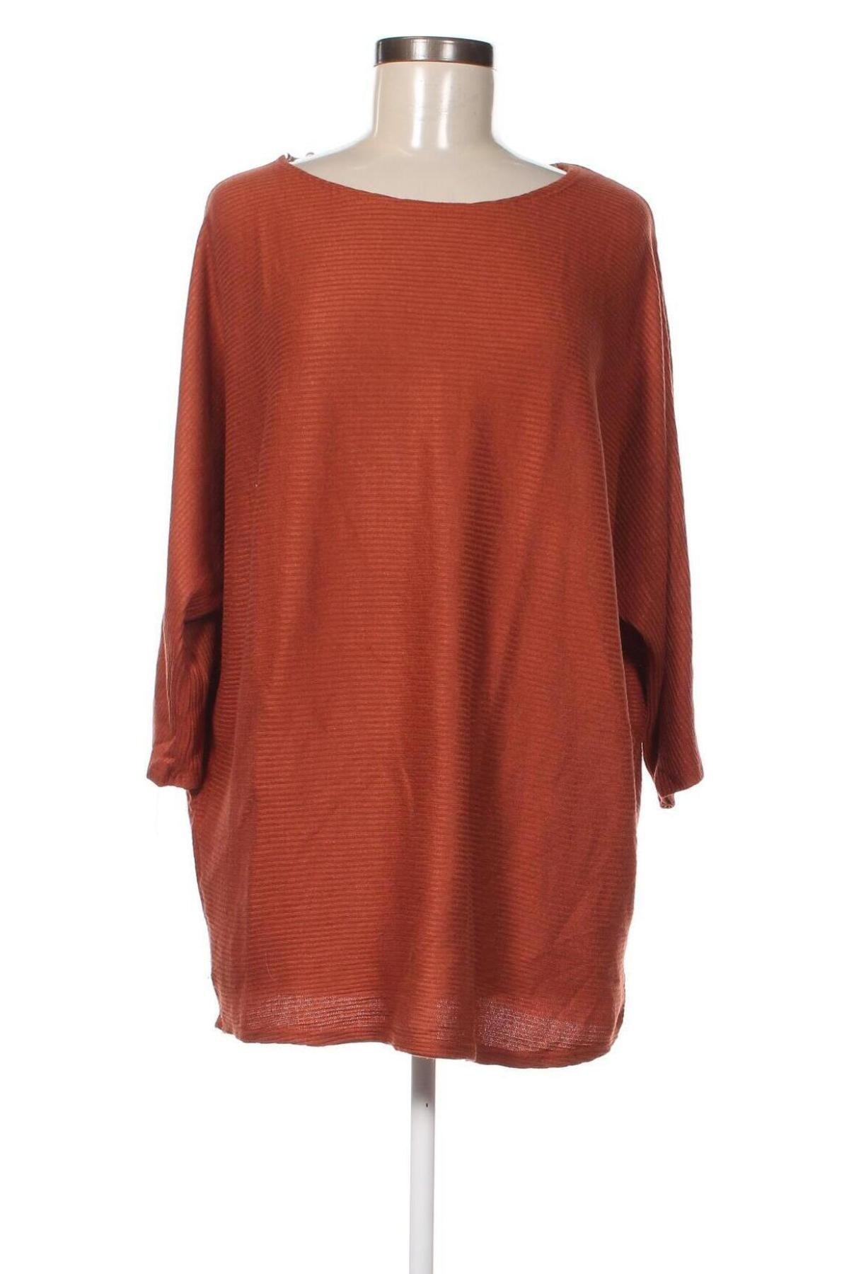 Дамска блуза Janina, Размер XL, Цвят Кафяв, Цена 19,00 лв.