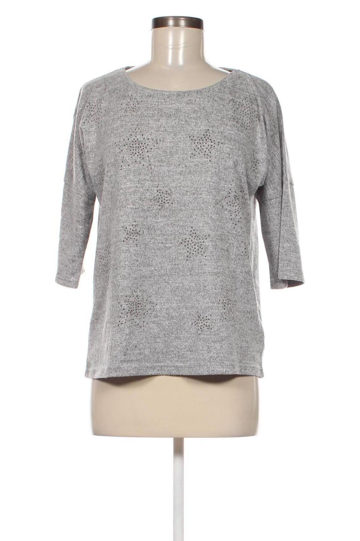 Γυναικεία μπλούζα Jean Pascale, Μέγεθος S, Χρώμα Γκρί, Τιμή 3,88 €