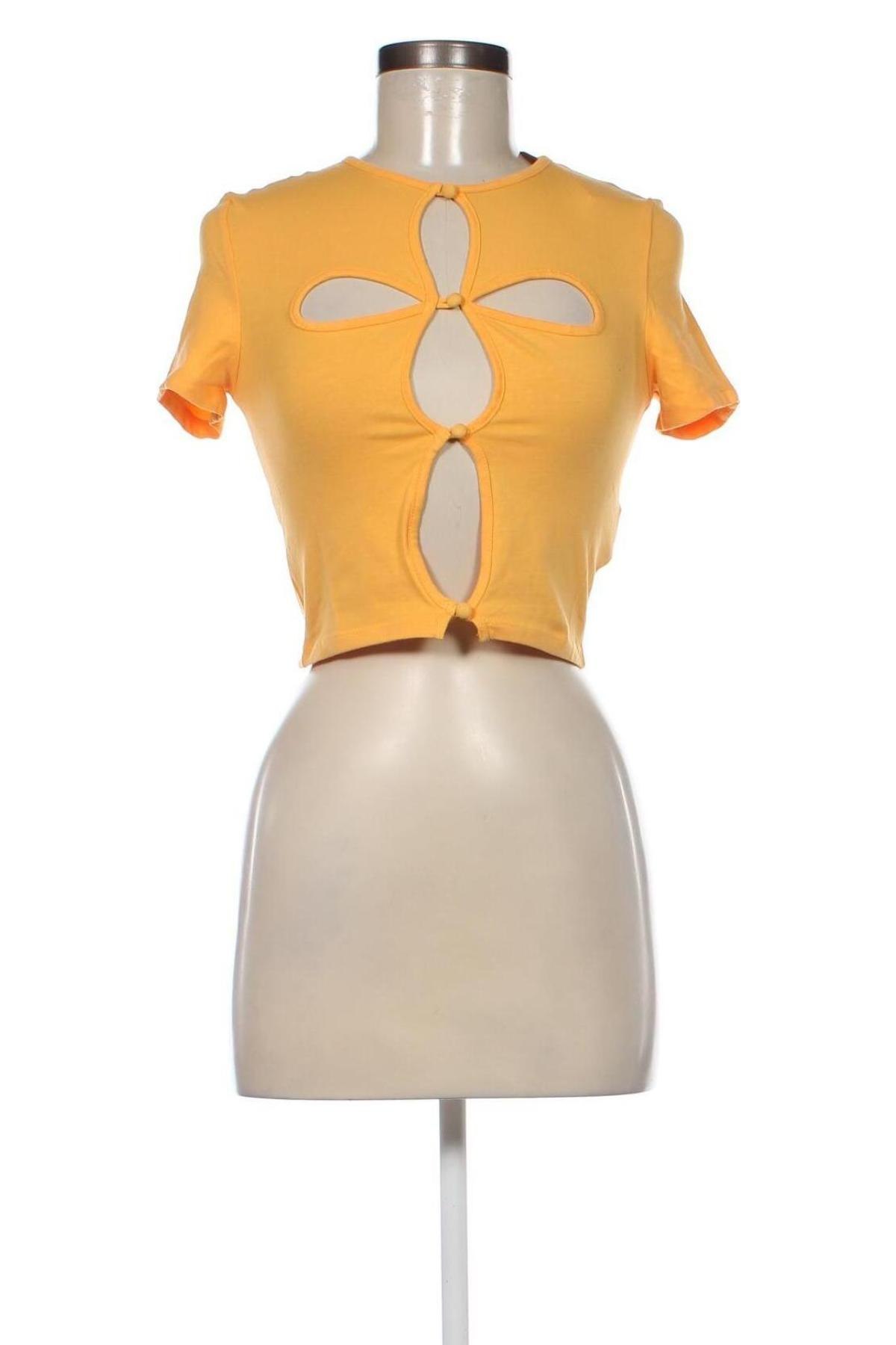 Дамска блуза Jennyfer, Размер XS, Цвят Жълт, Цена 8,06 лв.