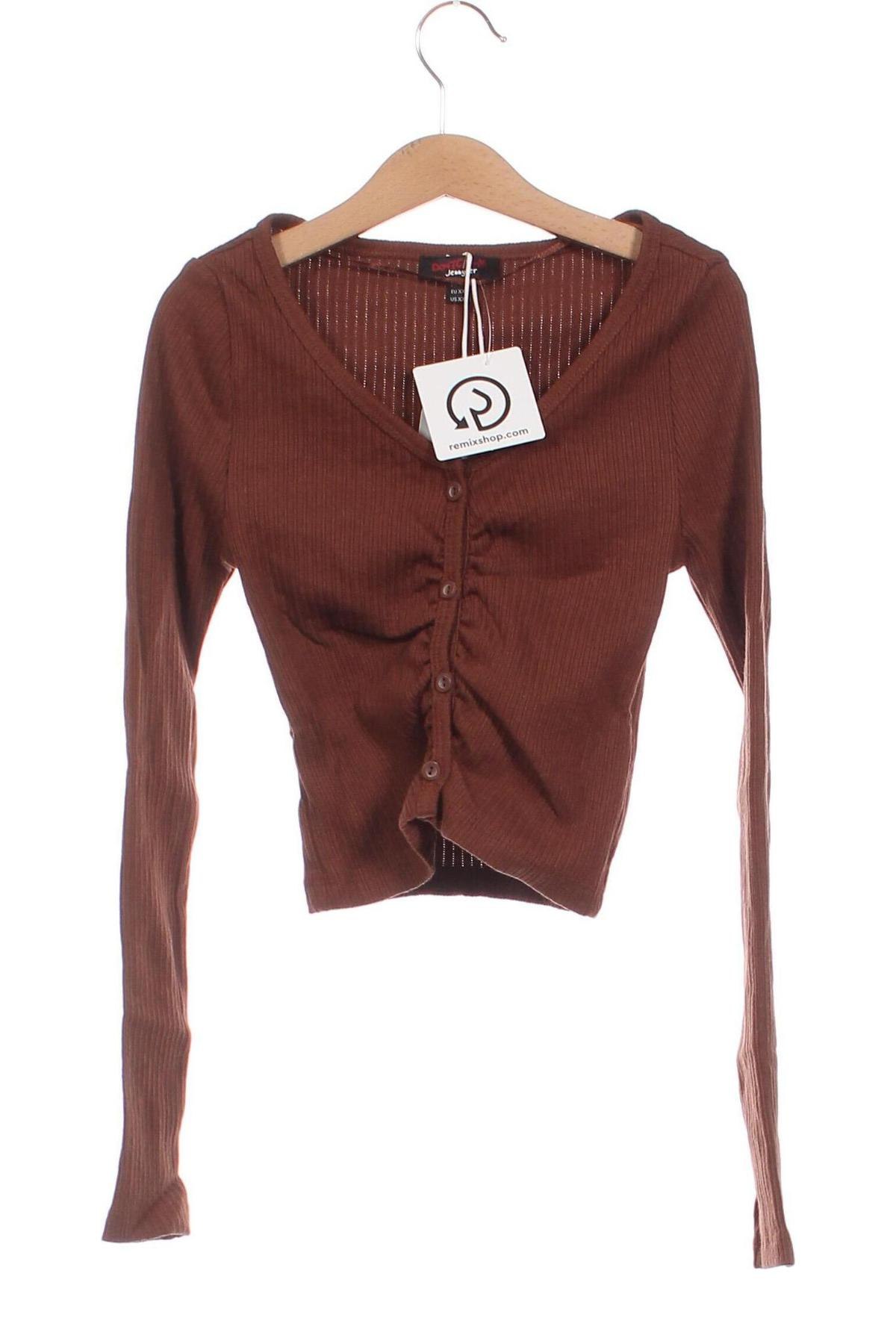 Damen Shirt Jennyfer, Größe XXS, Farbe Braun, Preis 3,84 €