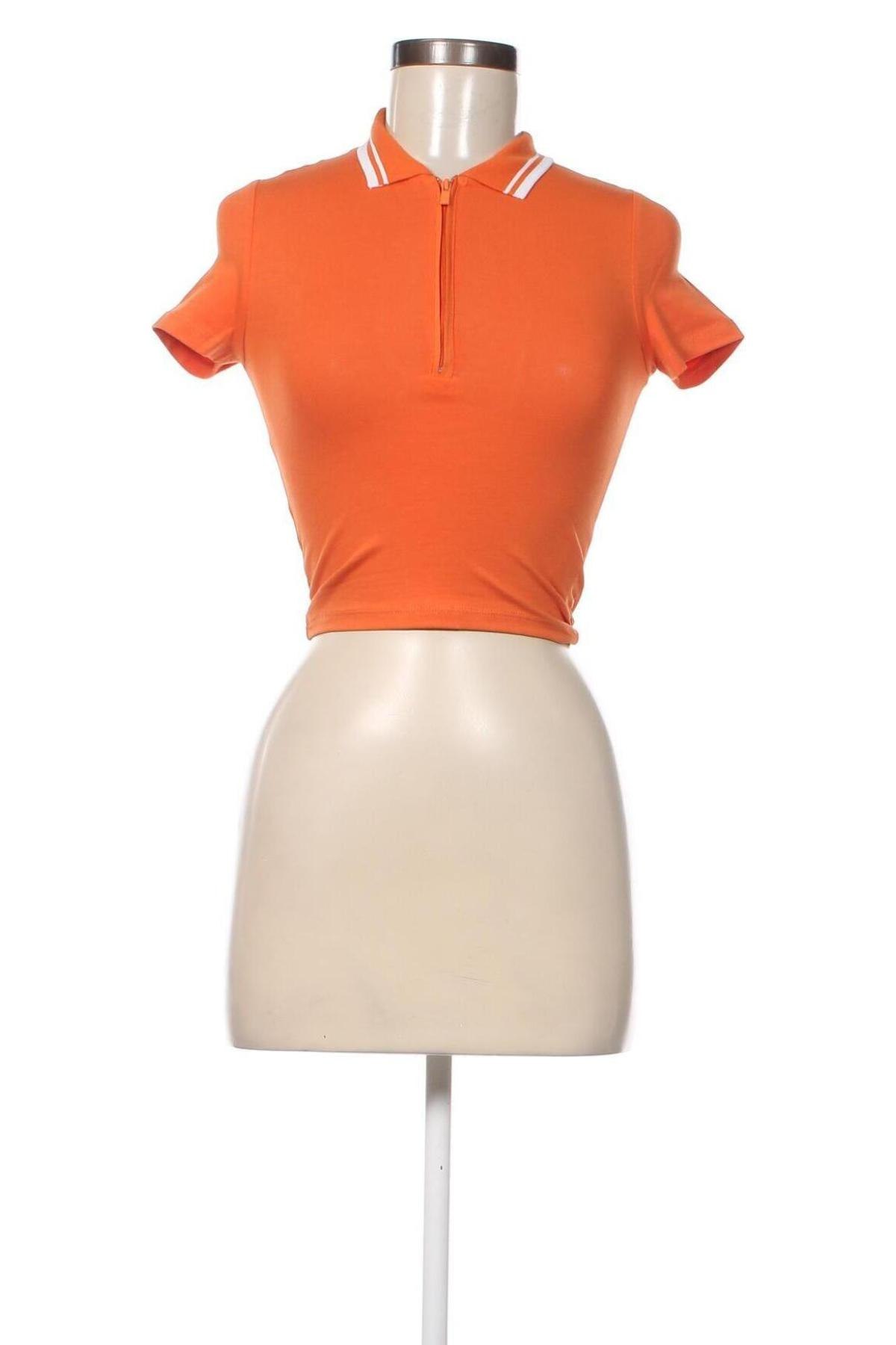 Дамска блуза Jennyfer, Размер XXS, Цвят Оранжев, Цена 8,06 лв.