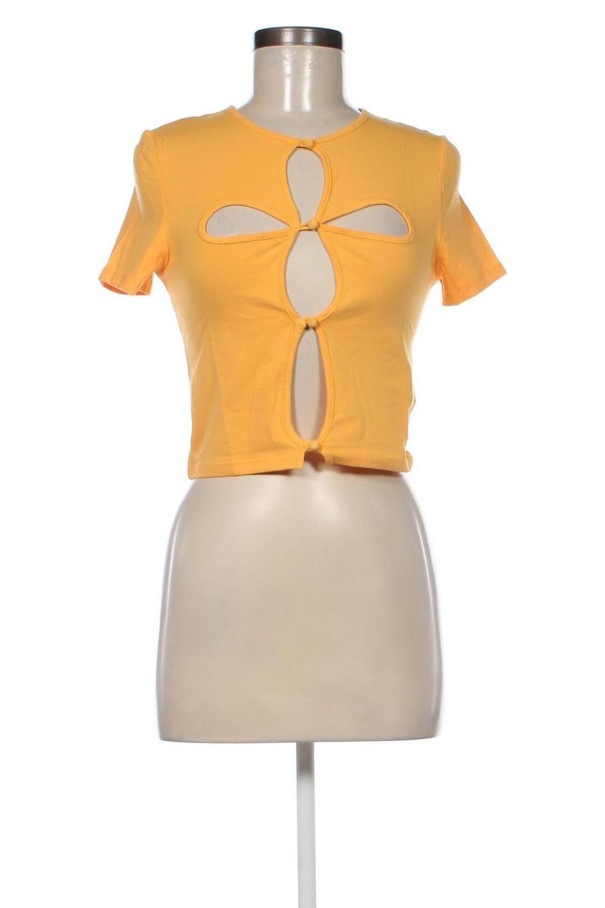 Дамска блуза Jennyfer, Размер S, Цвят Жълт, Цена 8,68 лв.