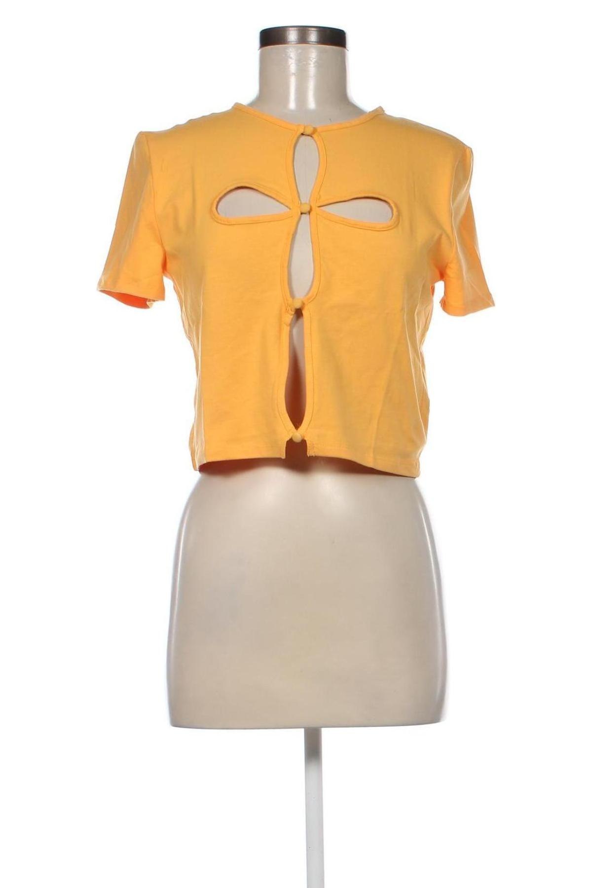 Дамска блуза Jennyfer, Размер L, Цвят Жълт, Цена 8,06 лв.
