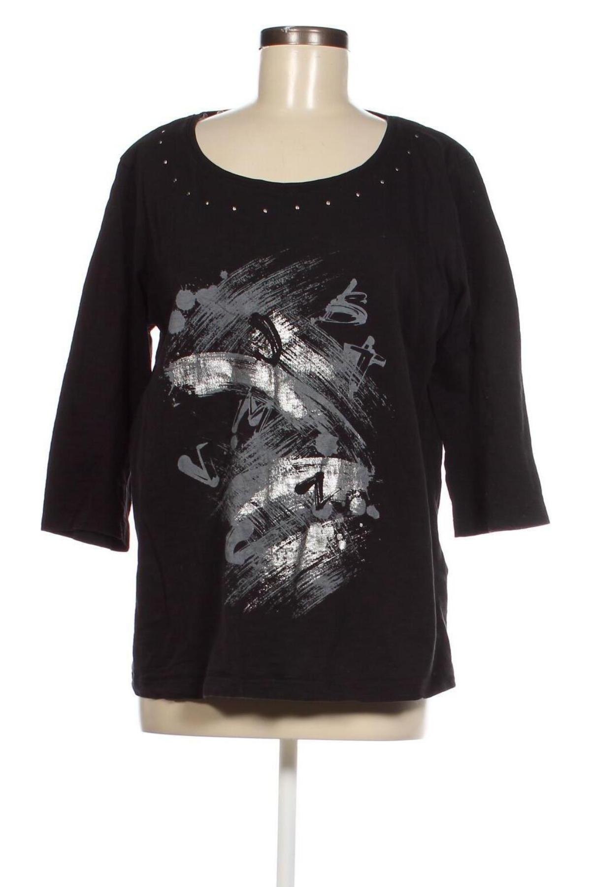 Γυναικεία μπλούζα Laura T., Μέγεθος XXL, Χρώμα Μαύρο, Τιμή 9,72 €