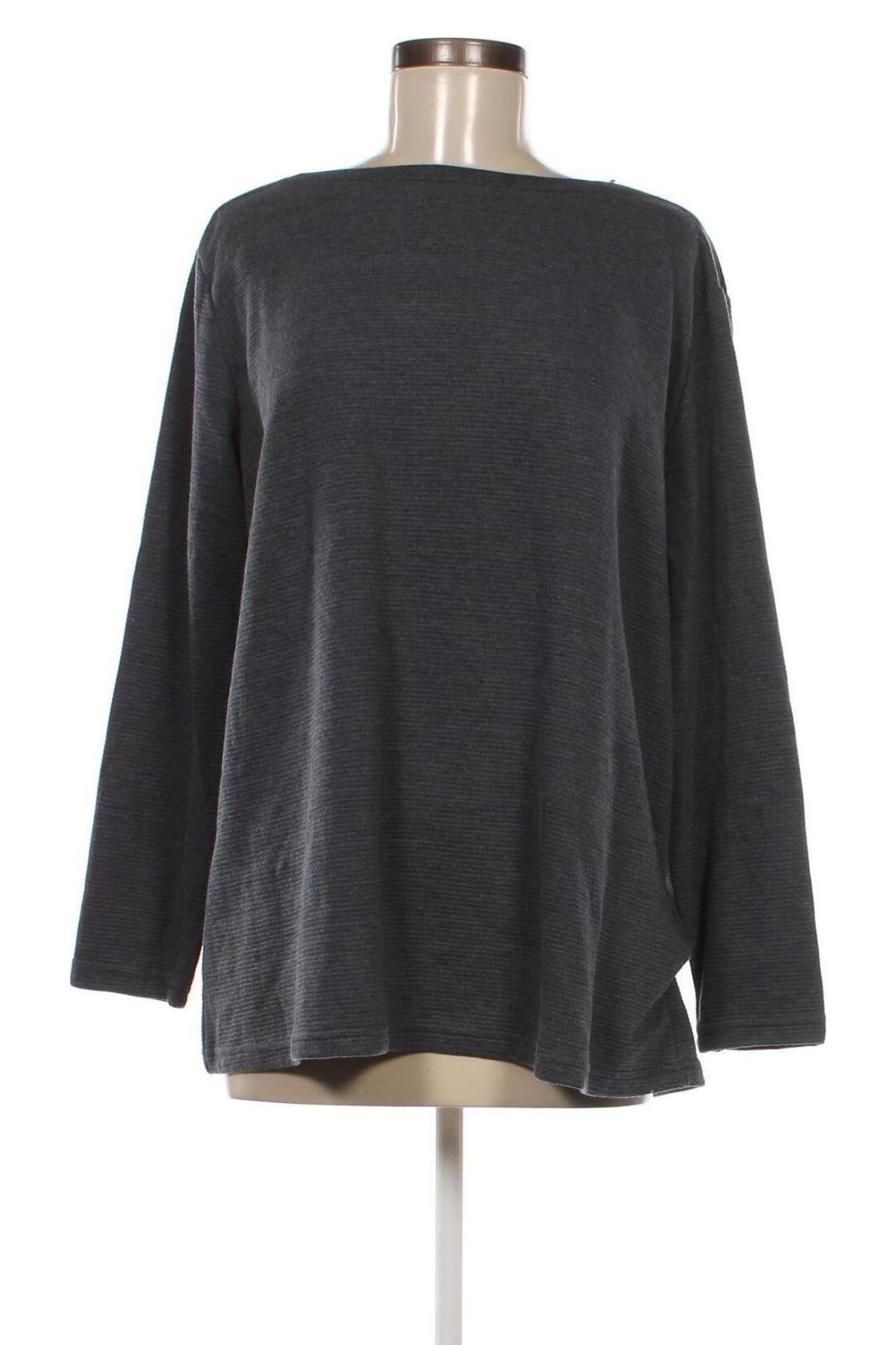 Γυναικεία μπλούζα Laura Torelli, Μέγεθος XL, Χρώμα Γκρί, Τιμή 4,00 €