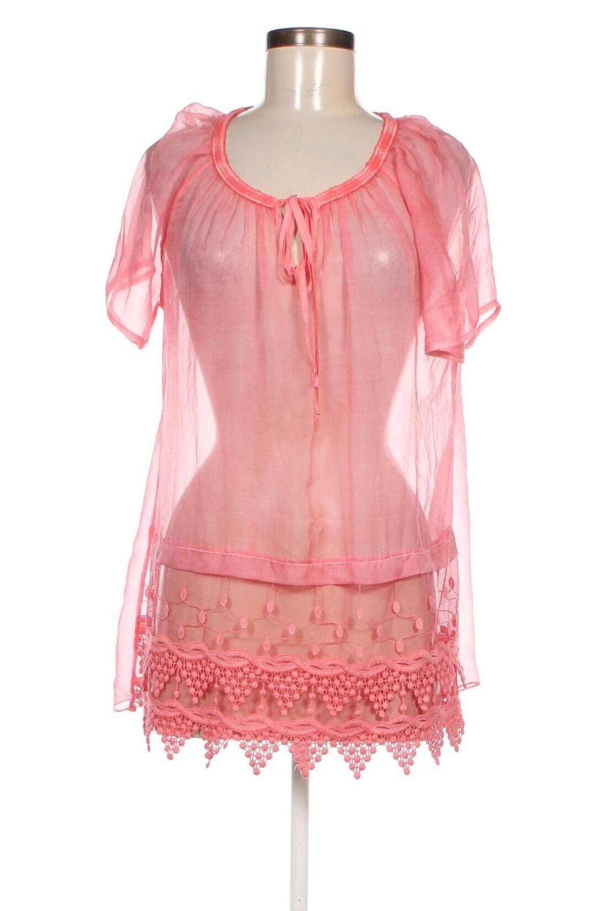 Дамска блуза Linea Tesini, Размер M, Цвят Розов, Цена 3,84 лв.