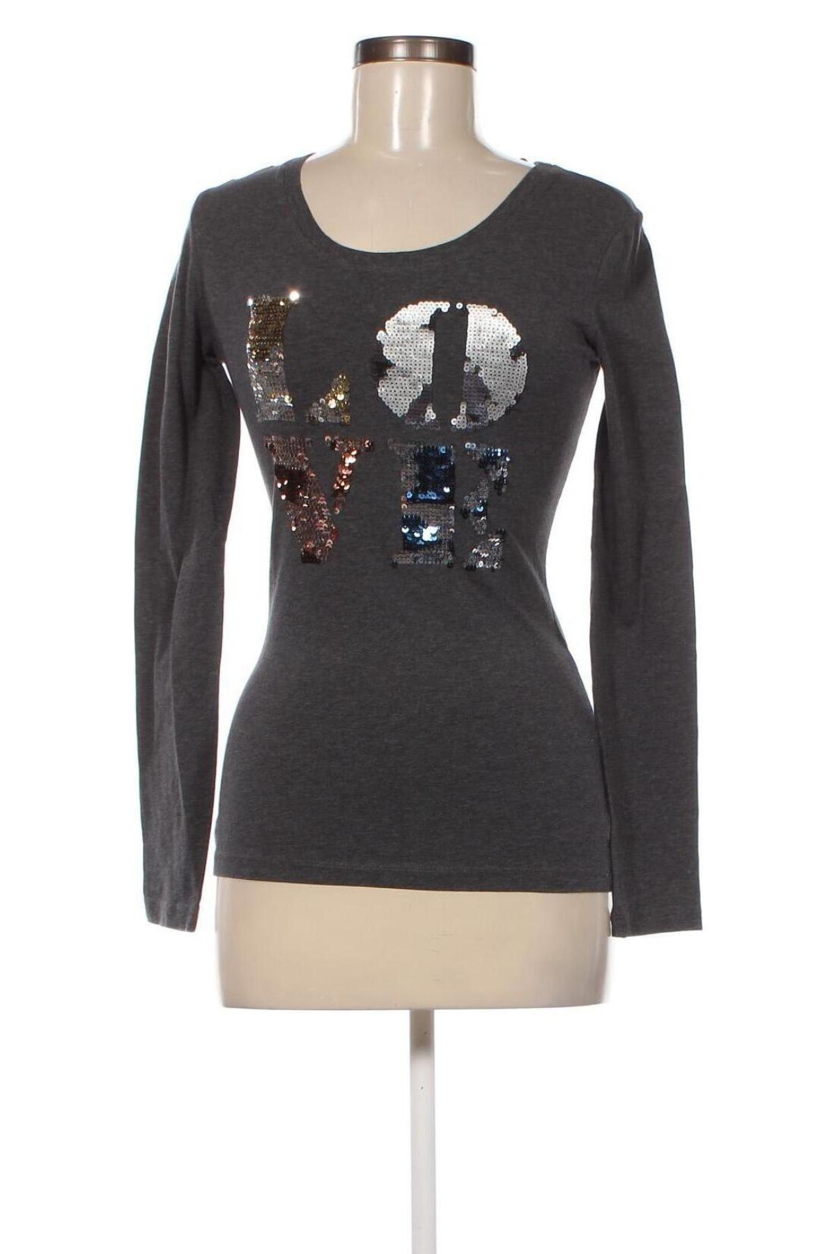 Γυναικεία μπλούζα Love Moschino, Μέγεθος M, Χρώμα Γκρί, Τιμή 105,50 €