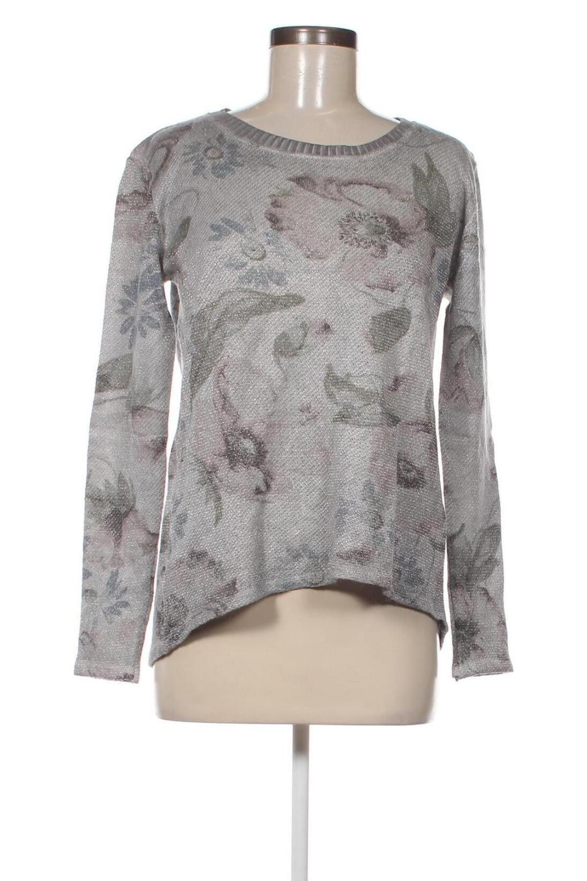 Γυναικεία μπλούζα Made In Italy, Μέγεθος L, Χρώμα Γκρί, Τιμή 11,75 €