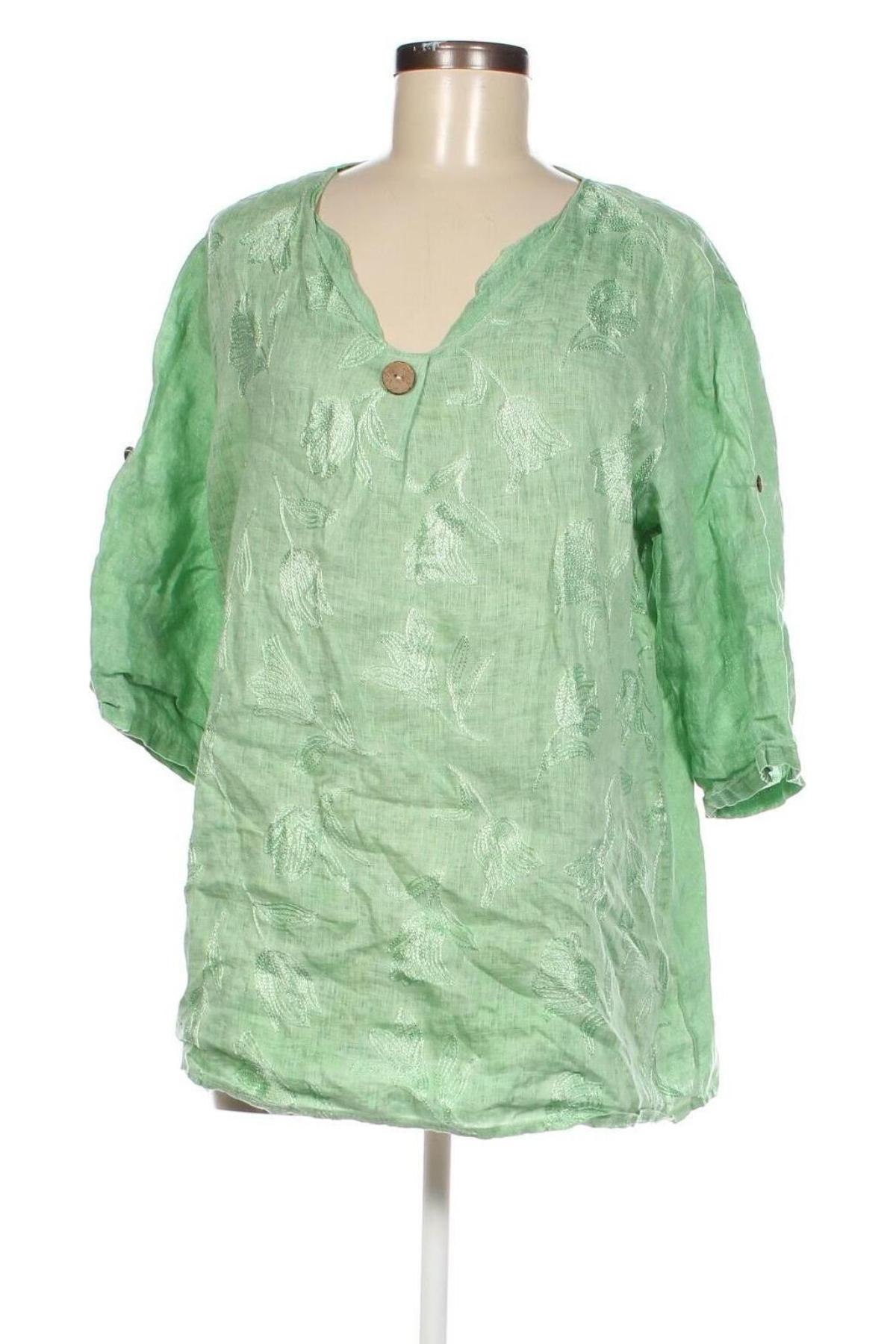 Bluză de femei Made In Italy, Mărime XL, Culoare Verde, Preț 62,50 Lei