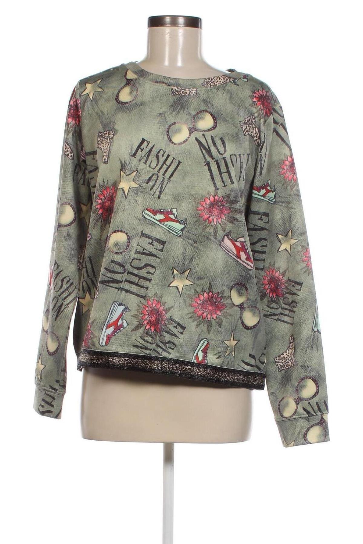 Дамска блуза Margittes, Размер M, Цвят Зелен, Цена 20,40 лв.