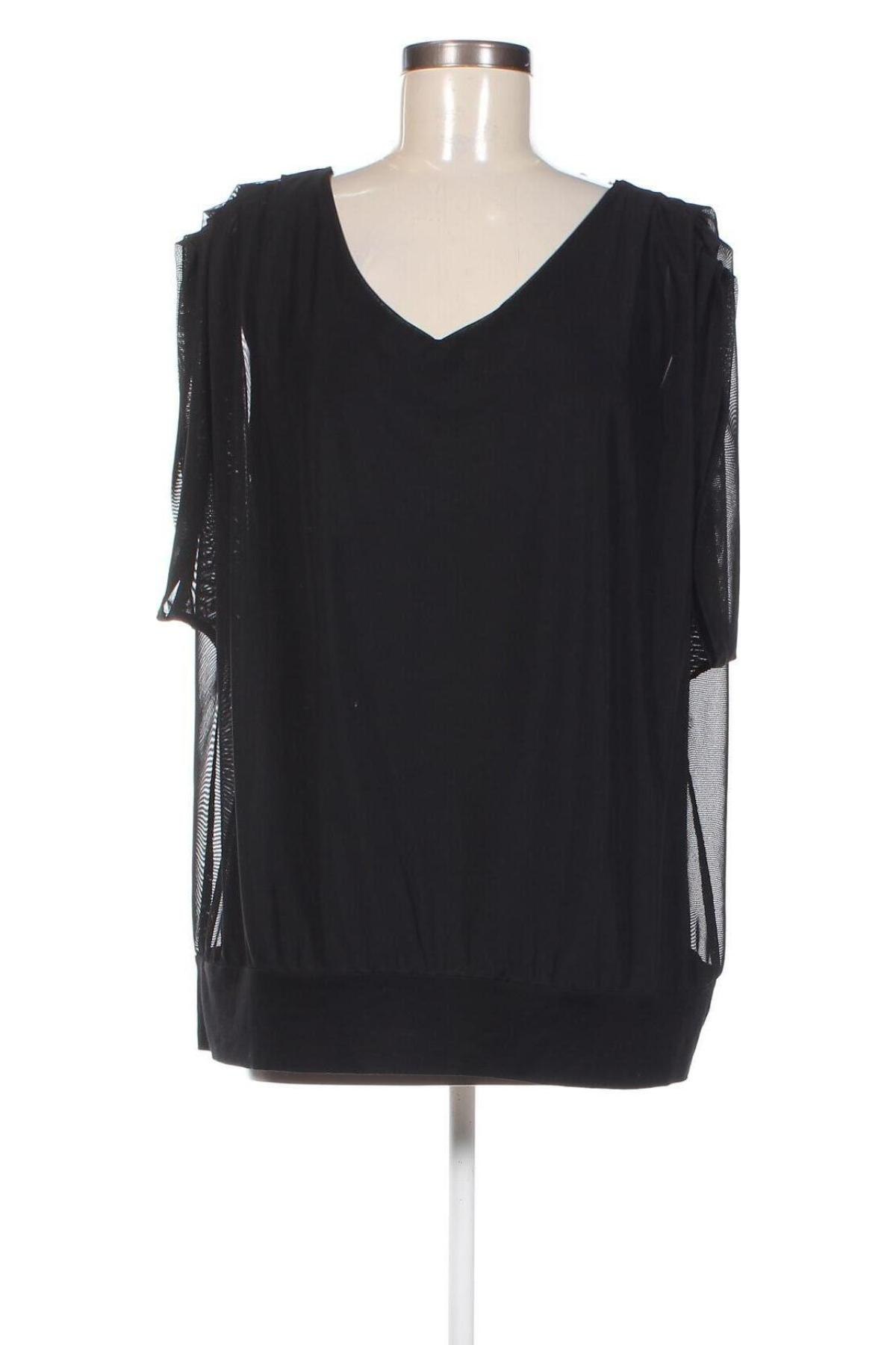 Γυναικεία μπλούζα Miss E, Μέγεθος L, Χρώμα Μαύρο, Τιμή 3,89 €