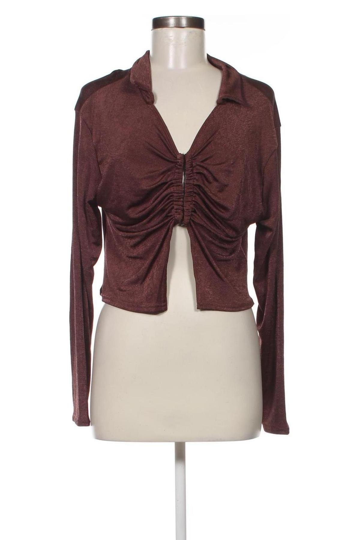 Γυναικεία μπλούζα Missguided, Μέγεθος XXL, Χρώμα Καφέ, Τιμή 5,43 €