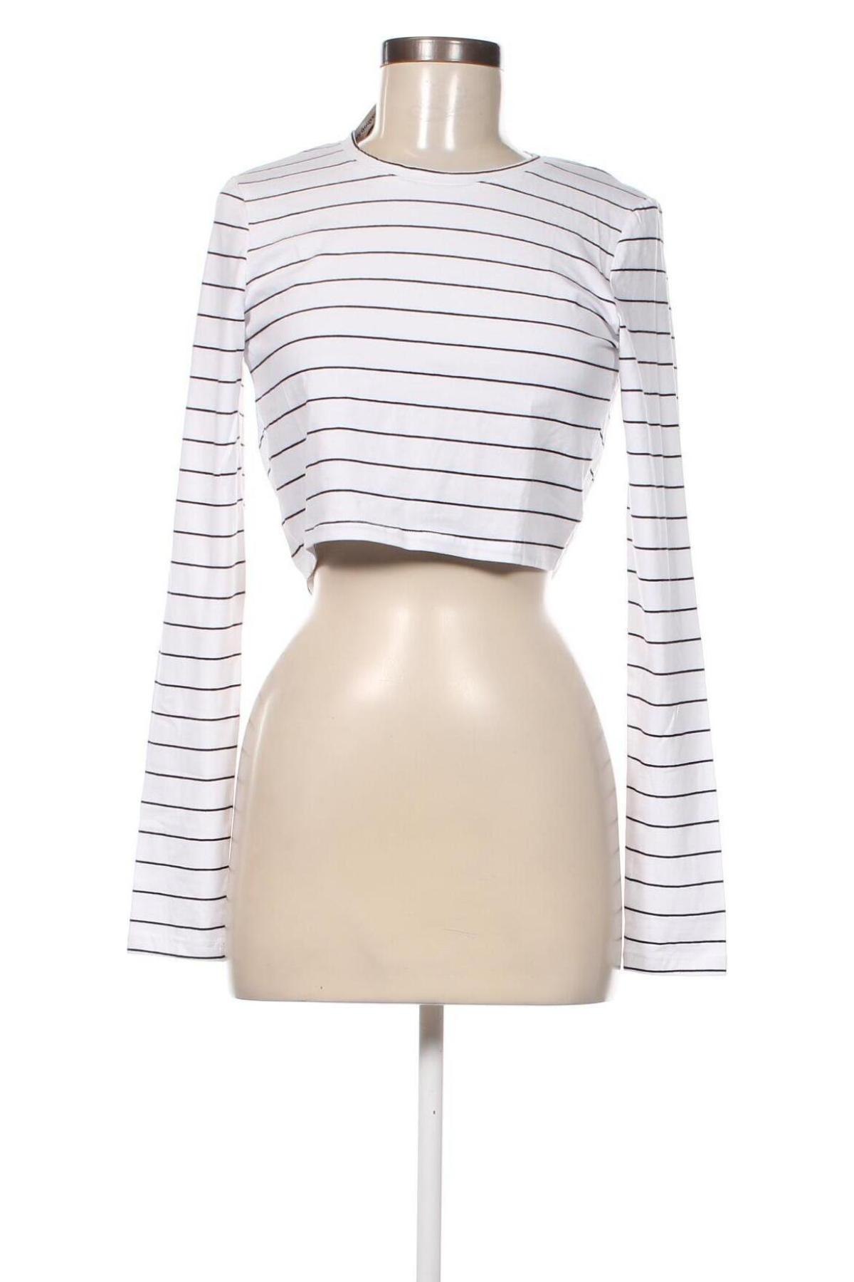 Γυναικεία μπλούζα Monki, Μέγεθος M, Χρώμα Λευκό, Τιμή 5,36 €