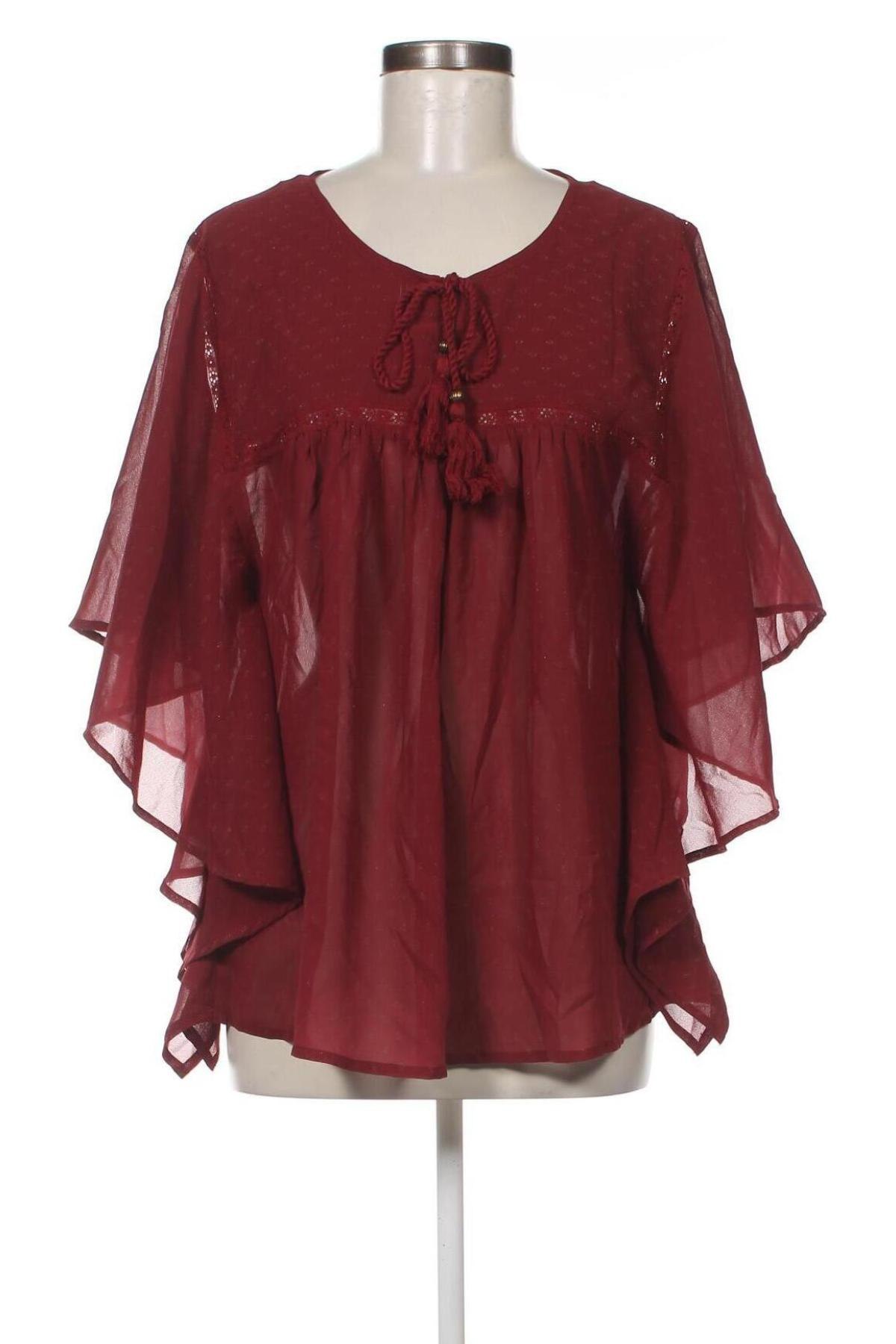 Дамска блуза My Wear, Размер L, Цвят Червен, Цена 19,00 лв.