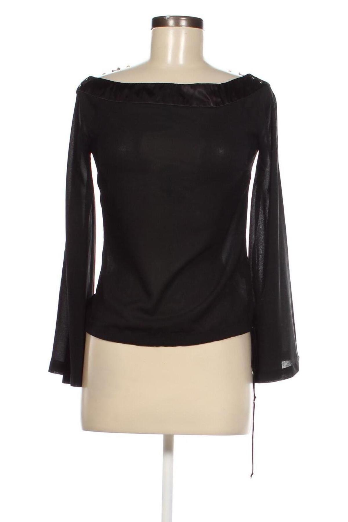 Γυναικεία μπλούζα Naf Naf, Μέγεθος S, Χρώμα Μαύρο, Τιμή 14,85 €