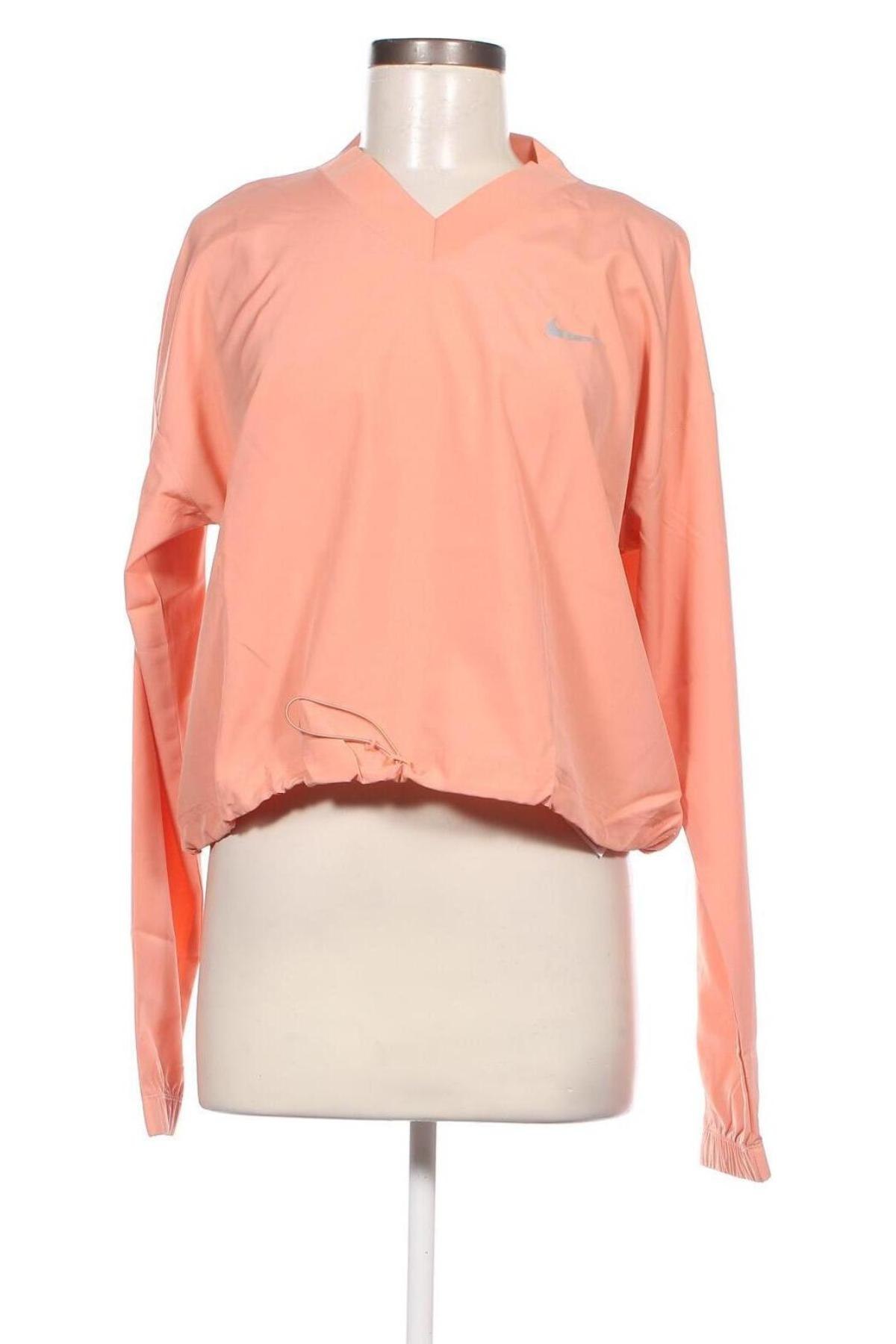 Дамска блуза Nike, Размер L, Цвят Оранжев, Цена 54,72 лв.