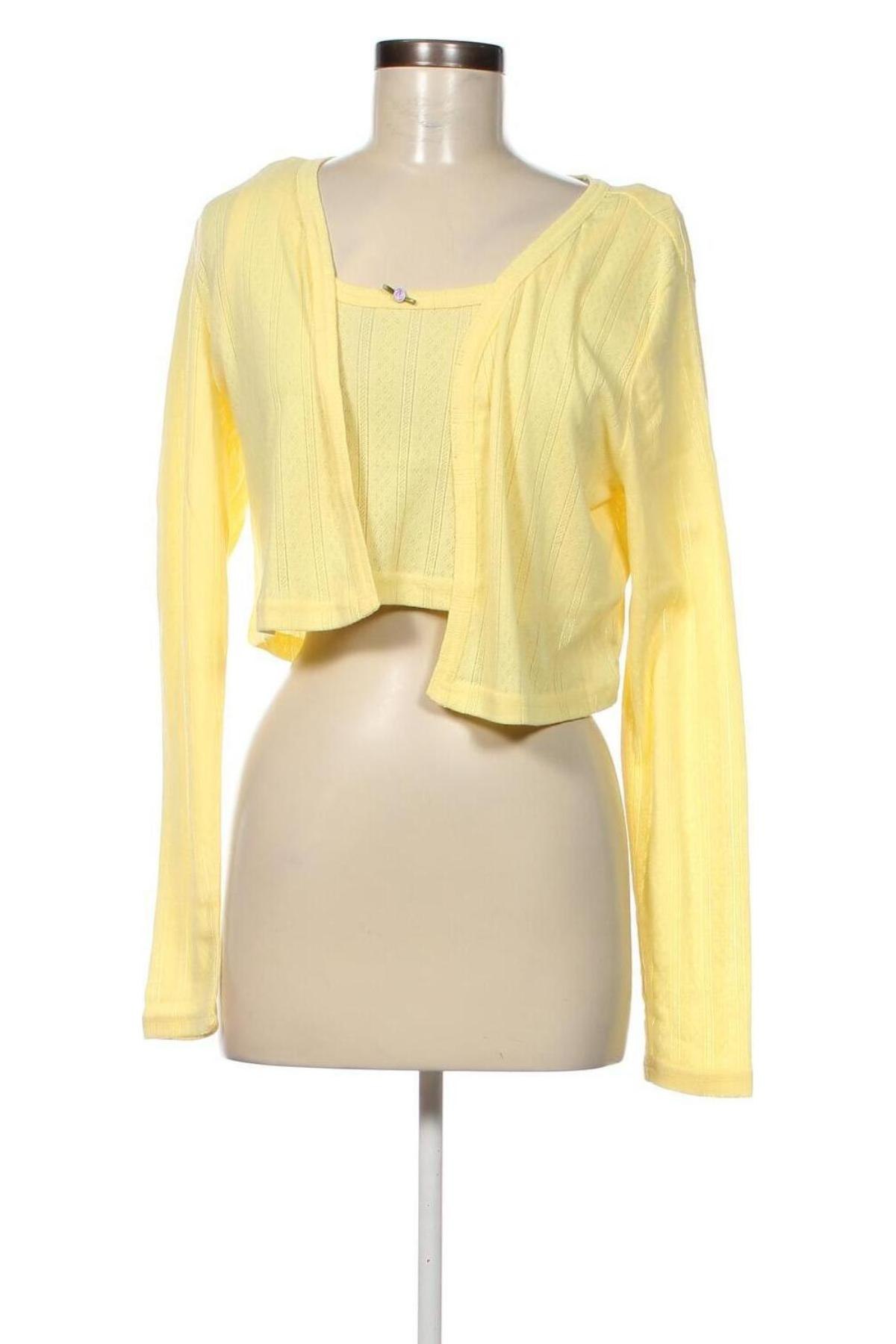 Γυναικεία μπλούζα ONLY, Μέγεθος XL, Χρώμα Κίτρινο, Τιμή 6,19 €