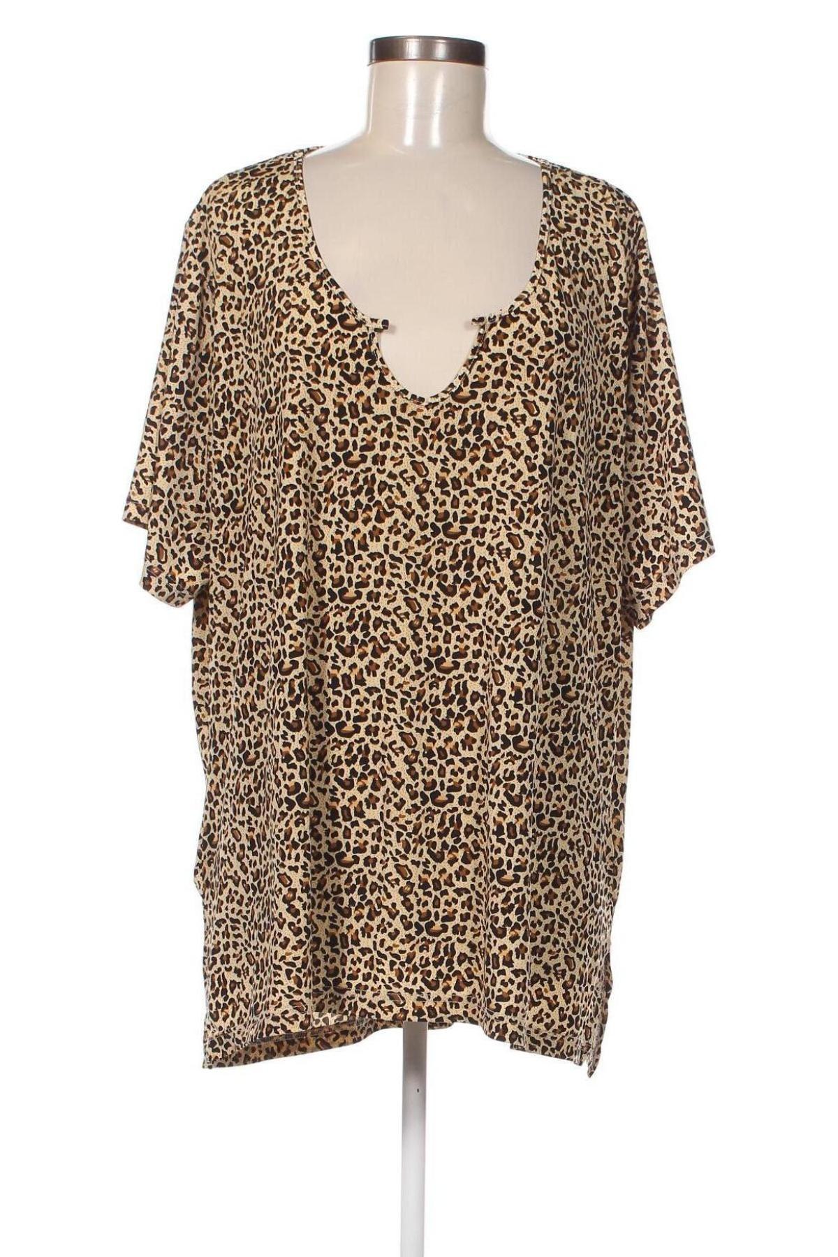 Γυναικεία μπλούζα Okay, Μέγεθος 3XL, Χρώμα Πολύχρωμο, Τιμή 8,93 €