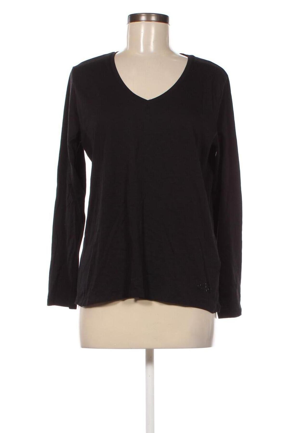 Γυναικεία μπλούζα Oltre, Μέγεθος L, Χρώμα Μαύρο, Τιμή 3,15 €