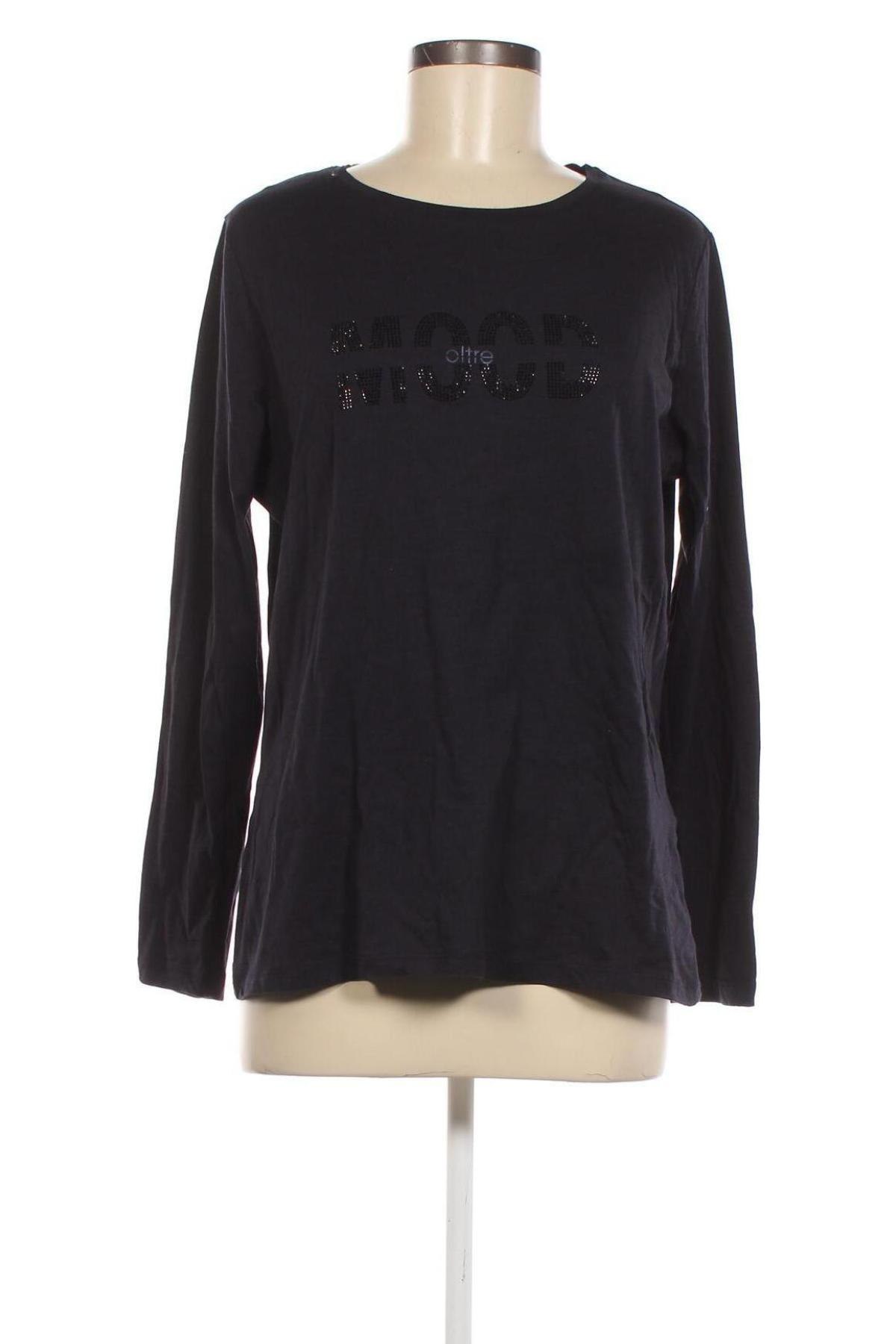 Γυναικεία μπλούζα Oltre, Μέγεθος L, Χρώμα Μπλέ, Τιμή 21,03 €
