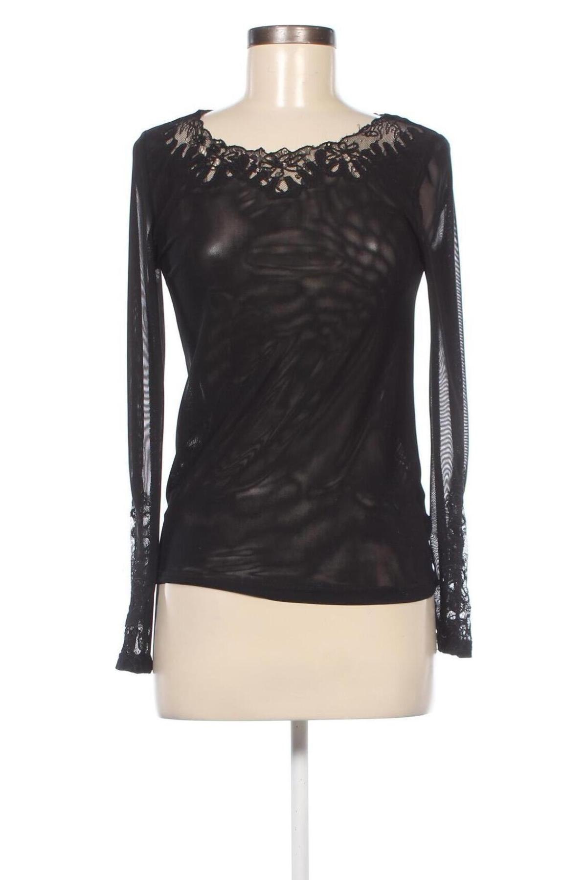 Дамска блуза Paccio, Размер M, Цвят Черен, Цена 6,08 лв.